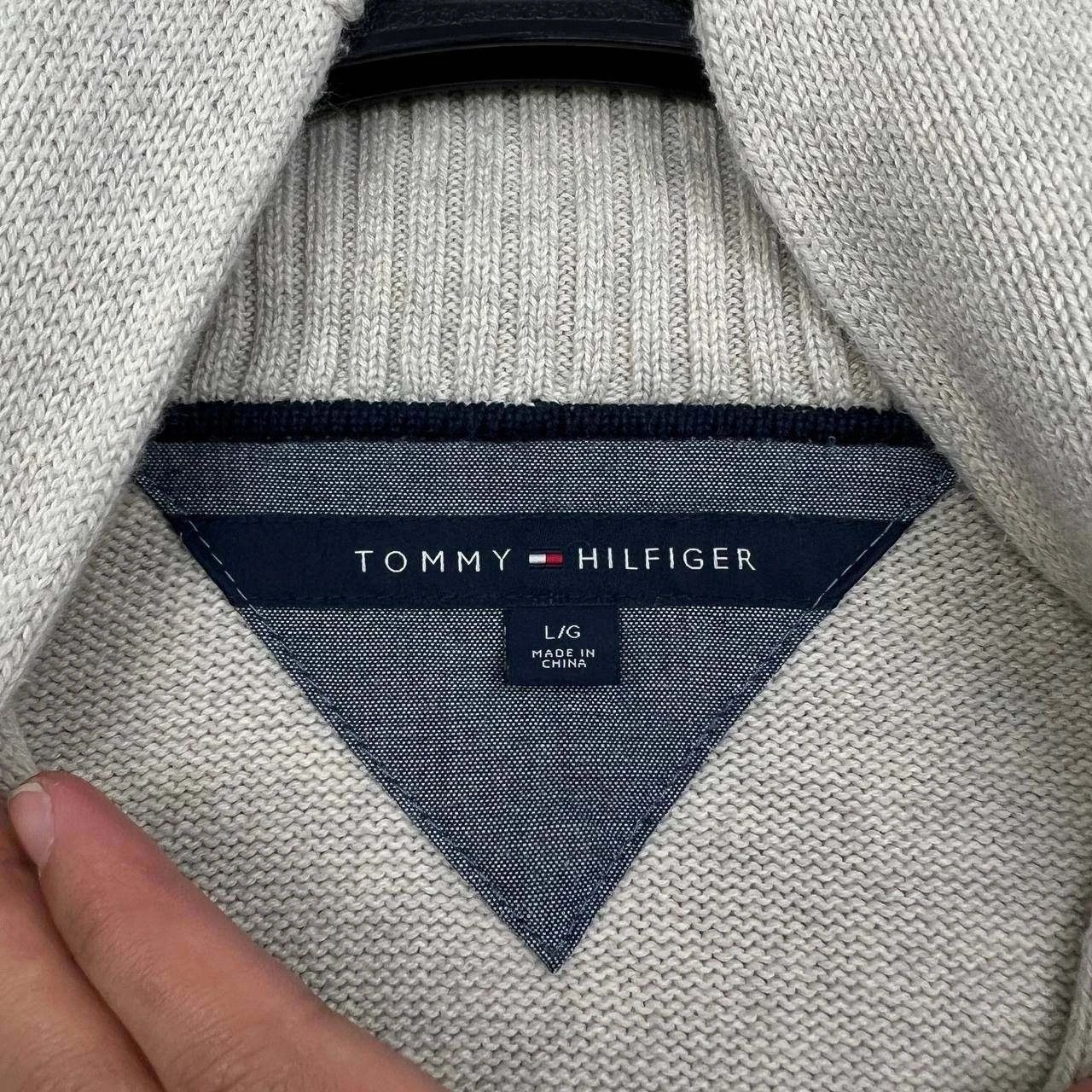 Tommy Hilfiger Tommy Hilfiger Sweater Men Argyle Long Sleeve Shawl Collar L Size US L / EU 52-54 / 3 - 2 Thumbnail