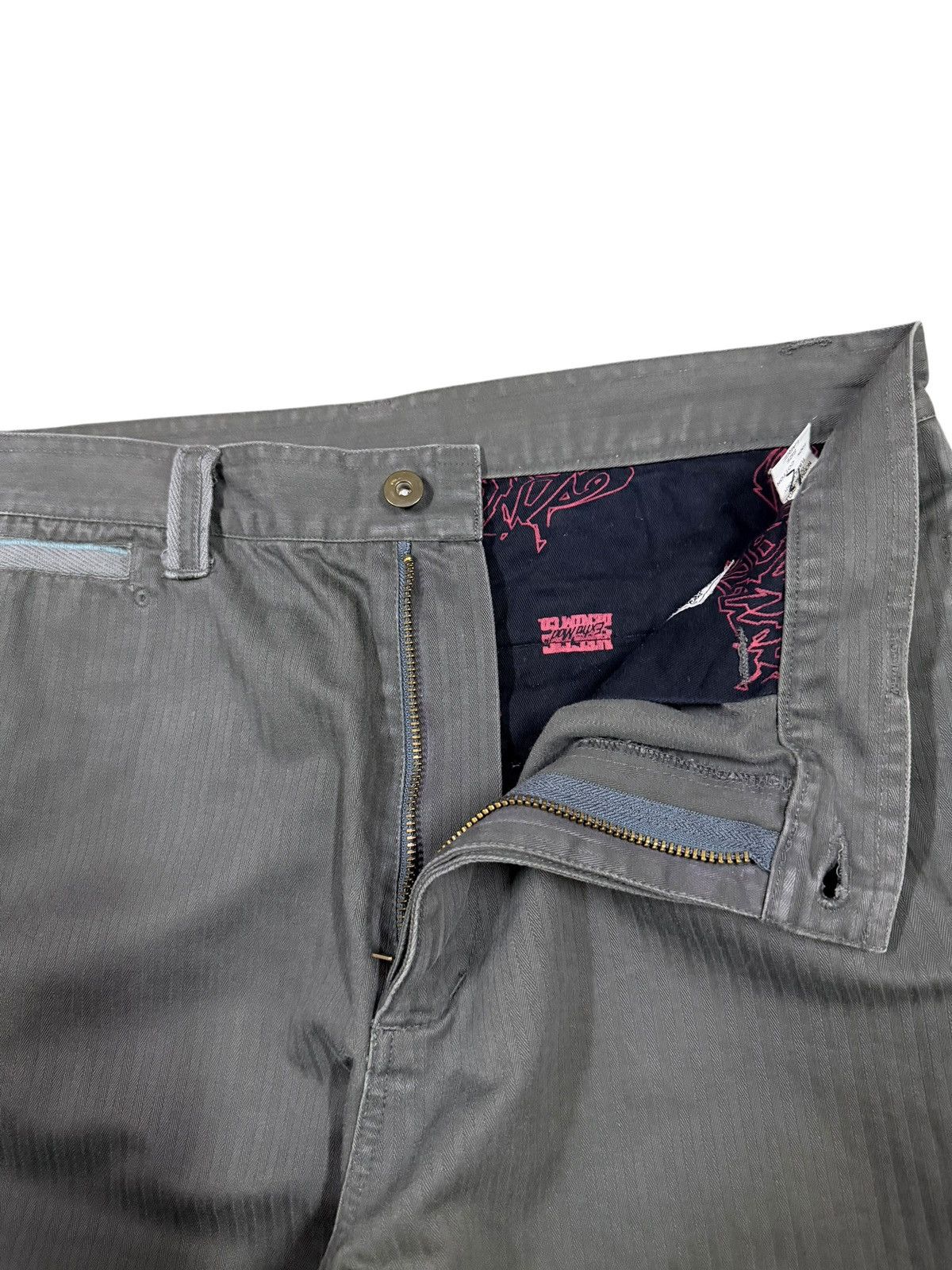 Neighborhood × Wtaps Vtg✅Mad Hectic Harringbone CAsual Pants/Japan Size US 34 / EU 50 - 15 Thumbnail