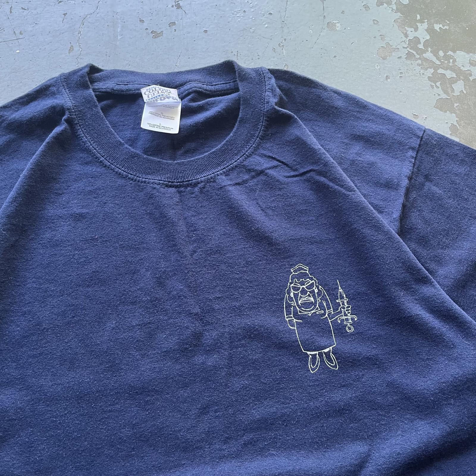 Gildan × Vintage Vintage Y2K Things Learned In Nursing School Funny Ass Shirt Size US L / EU 52-54 / 3 - 5 Thumbnail