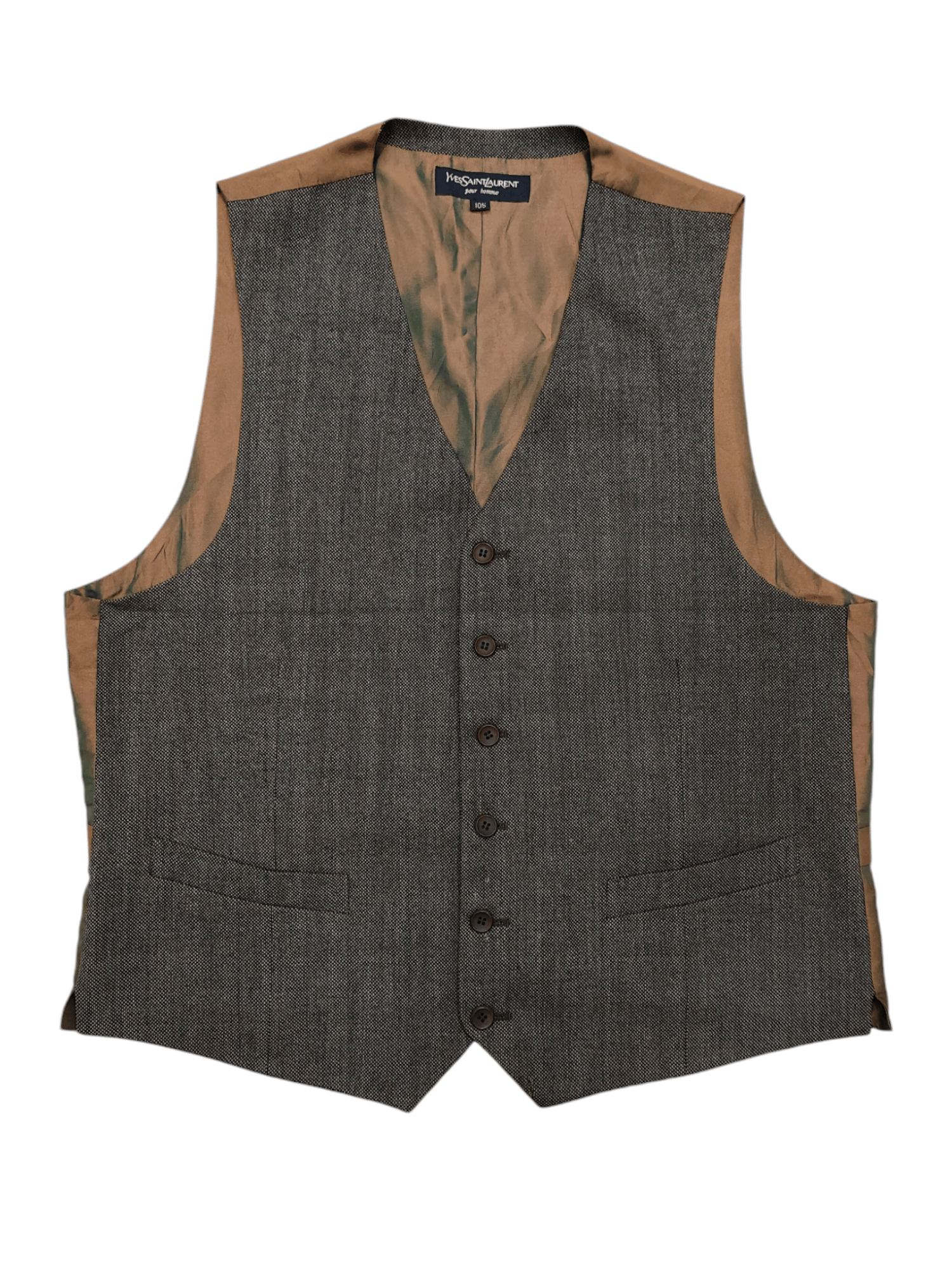 90s YSL Pour Homme- Archive Classic Wool Tailored Vest