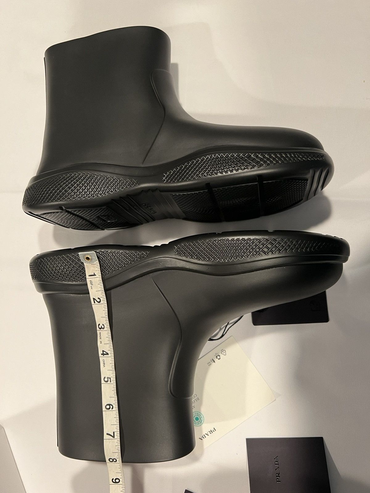 Prada Prada men’s rain rubber boots 43/10. $1250 Size US 9 / EU 42 - 9 Thumbnail
