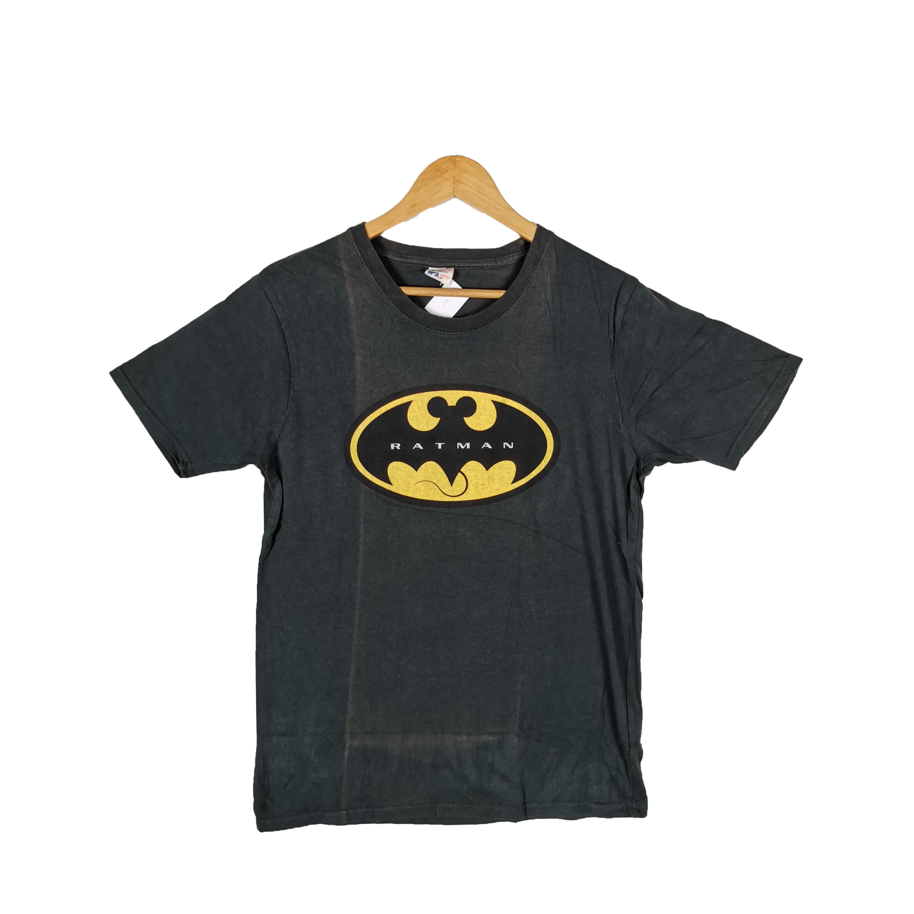 Japanese Brand Ratman Alike Batman T-Shirt Parody Japanese Crewneck Tees Size US S / EU 44-46 / 1 - 1 Thumbnail