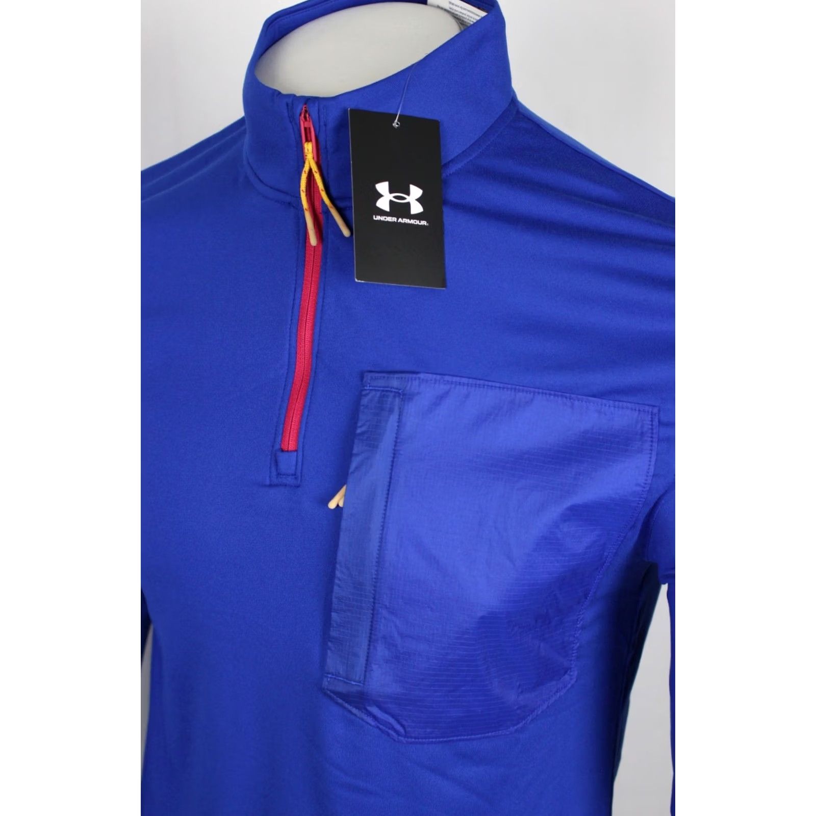 Under Armour Under Armour Men's Trail Run 1/4 Zip Pullover M Medium Blue 1383244 400 Size US M / EU 48-50 / 2 - 5 Thumbnail