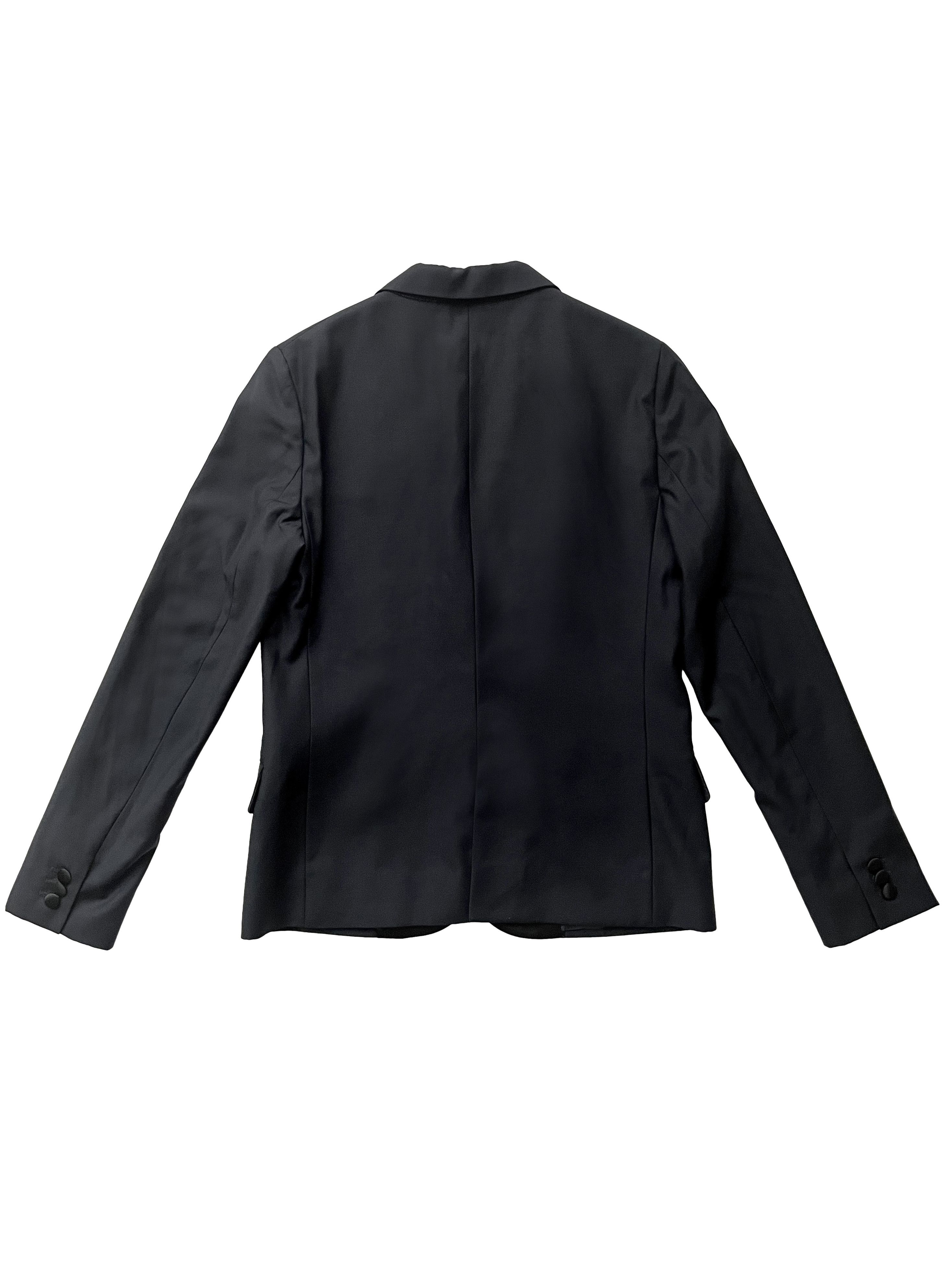 Helmut Lang ⚡️QUICK SALE⚡️1990's Helmut Lang Navy Blazer Tuxedo Jacket Size M / US 6-8 / IT 42-44 - 2 Thumbnail