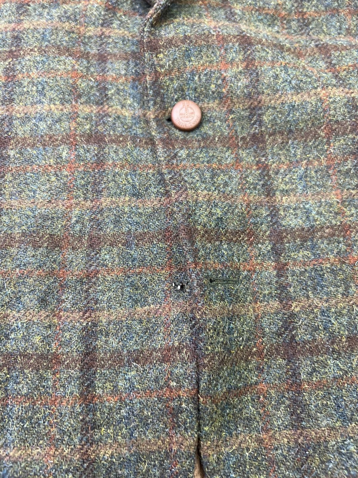 Harris Tweed Contemporary 2010s Carl Gross Harris Tweed Wool Windowpane Size 42S - 6 Thumbnail