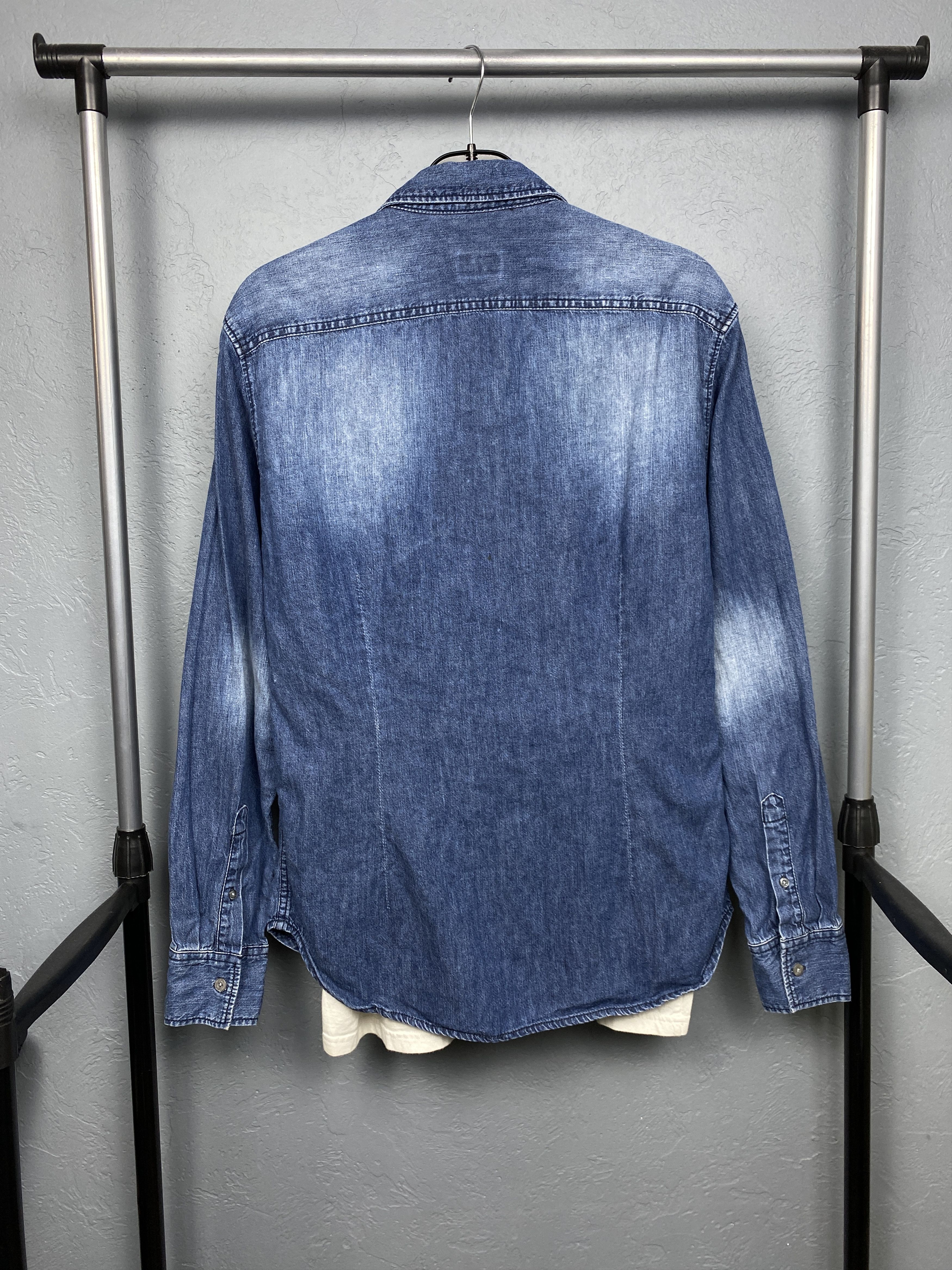 Paul Smith Paul Smith Jeans Vintage Mens Denim Shirt Size US M / EU 48-50 / 2 - 6 Thumbnail