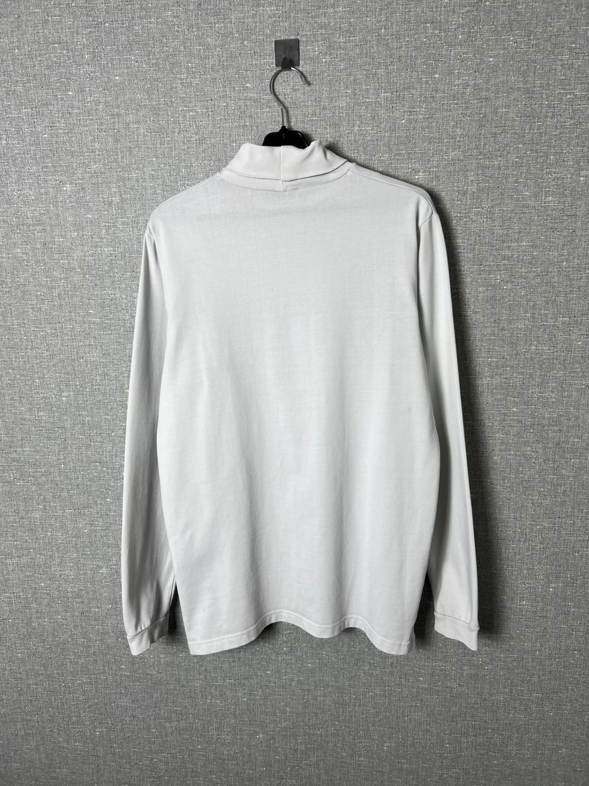 Nike Nike White Turtleneck Long Sleeve Swoosh Logo On Collar Size US M / EU 48-50 / 2 - 12 Thumbnail