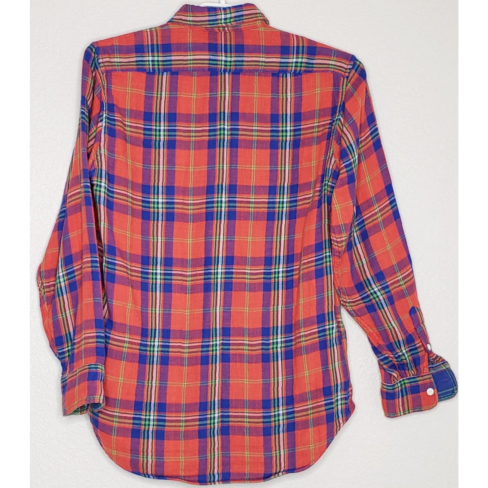 Polo Ralph Lauren VINTAGE Polo Ralph Lauren Button Down Shirt Mens Size Large Red Plaid Long Sleeve Collar Size US L / EU 52-54 / 3 - 2 Thumbnail