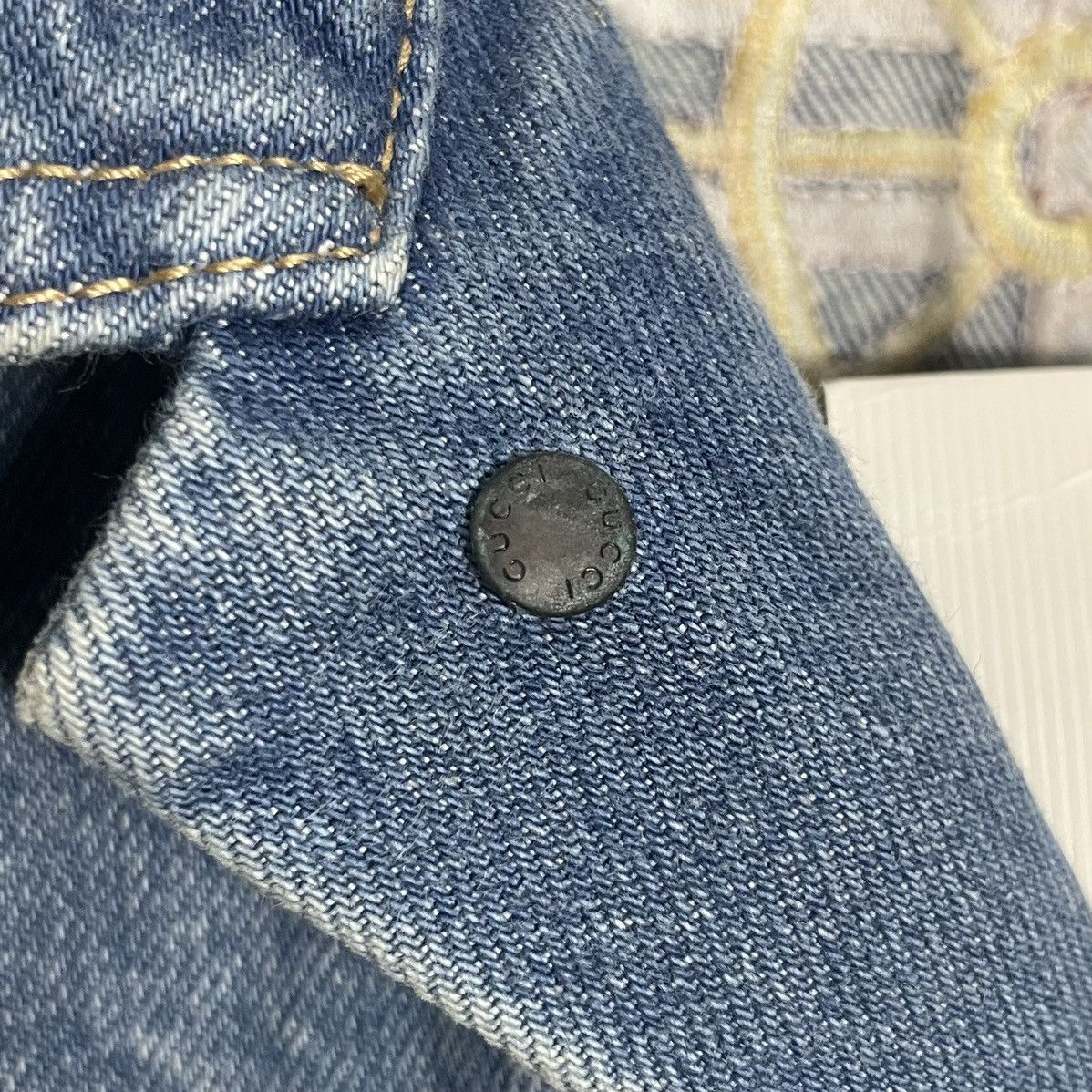 Gucci Gucci S/S20 Blue Denim Naval Theme Vest Size US S / EU 44-46 / 1 - 7 Thumbnail
