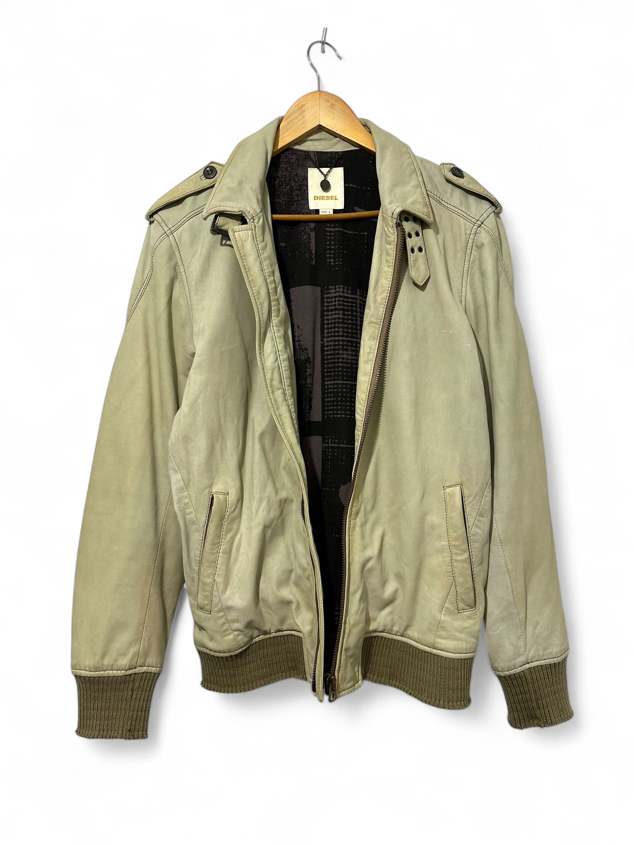 Diesel Diesel Vintage Leather Jacket Size US L / EU 52-54 / 3 - 2 Thumbnail