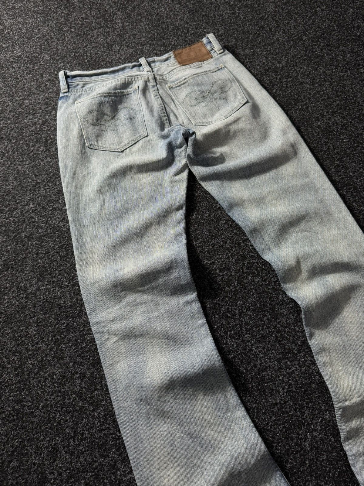Hysteric Glamour × Polo Ralph Lauren × Vintage Flared Polo Ralph Lauren Vintage 90s Y2K Jeans Pants Size 26" / US 2 / IT 38 - 13 Thumbnail