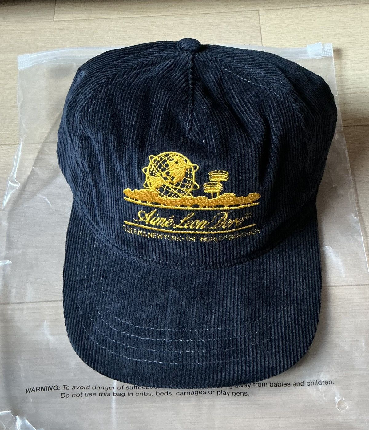 Aime Leon Dore ALD Corduroy Unisphere Hat Navy | Grailed