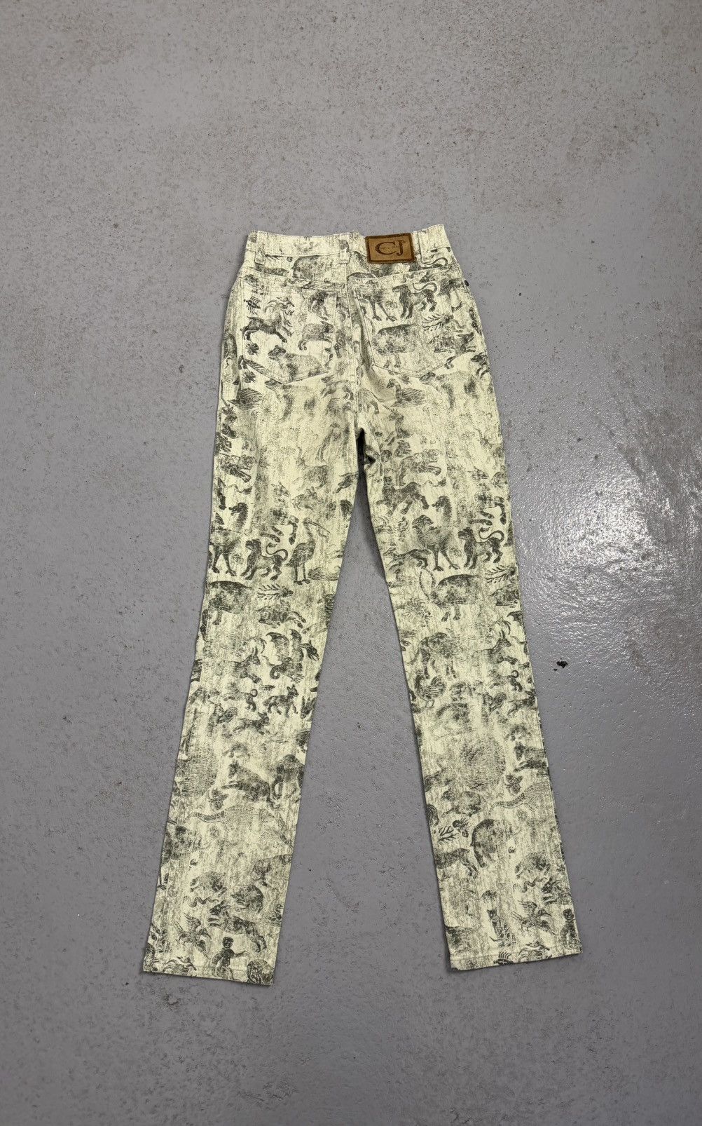Just Cavalli Vintage Cavalli Jeans Overprinted Jeans Size 26" / US 2 / IT 38 - 11 Thumbnail