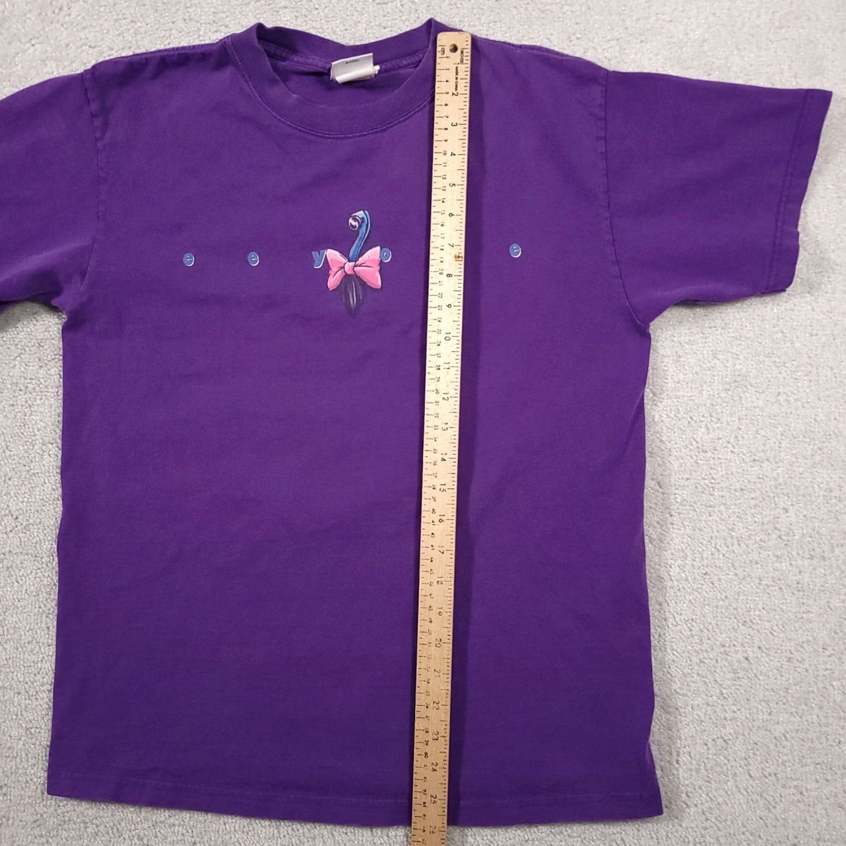 Disney VINTAGE Disney Eeyore Shirt Womens M Purple Double-Sided 90s T-Shirt Crew Neck Short Sleeve Casual Mens Womens Girls Boys Size M / US 6-8 / IT 42-44 - 5 Thumbnail