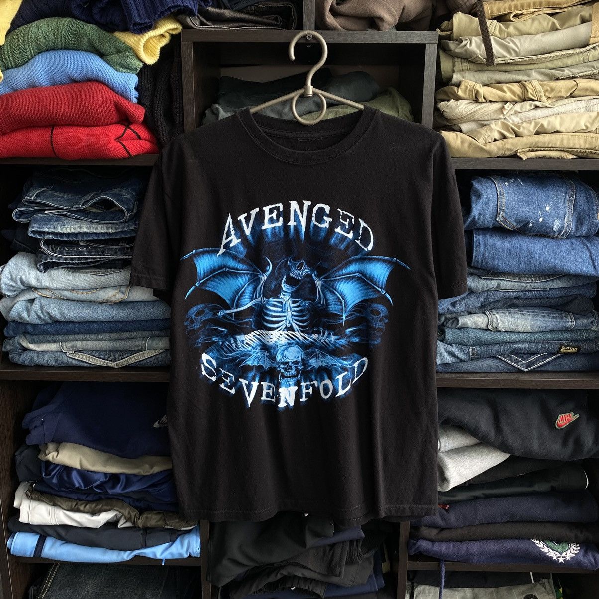 Band Tees Vintage Avenged Sevenfold Big Graphic logo rock band tee Size US M / EU 48-50 / 2 - 1 Thumbnail