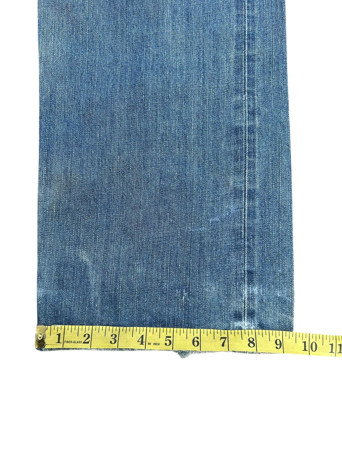 Kapital Thrashed Vintage Edwin 505 Selvedge Dirty Denim Jeans Size US 35 - 20 Thumbnail