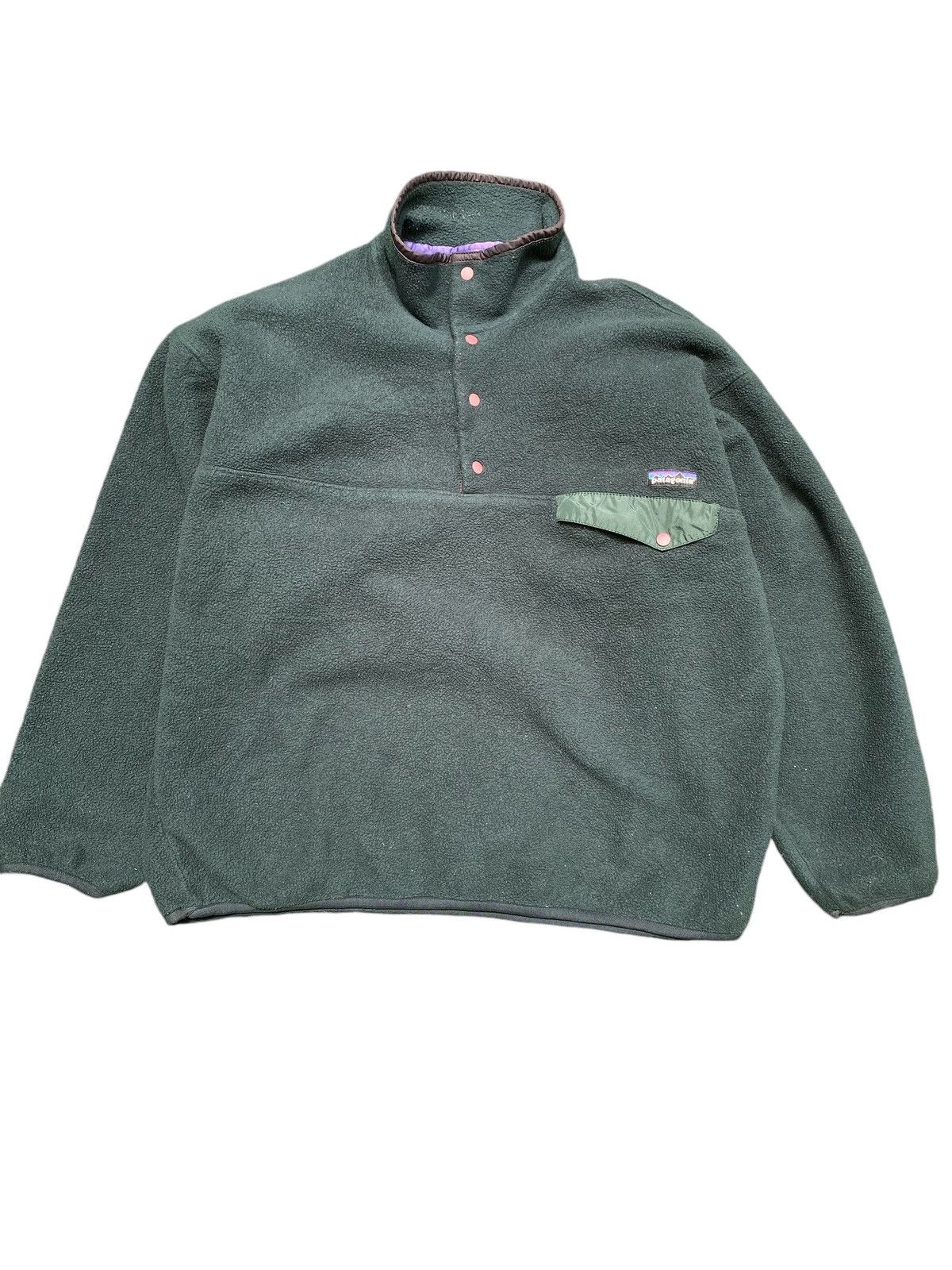 Patagonia Vintage PATAGONIA Men's Snap-T® Fleece Pullover Size US XL / EU 56 / 4 - 1 Thumbnail