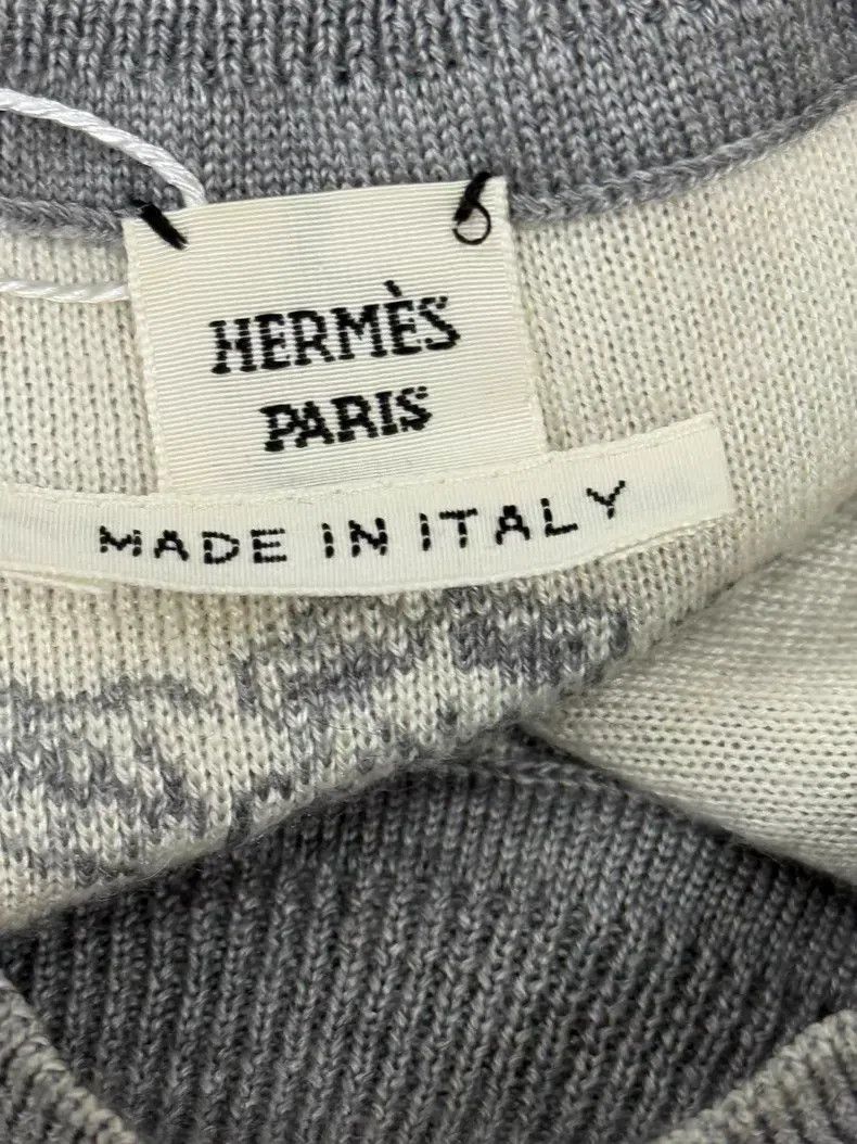 Hermes Hermes Gray Cashmere Long Sleeve Dress Size XS / US 0-2 / IT 36-38 - 4 Thumbnail