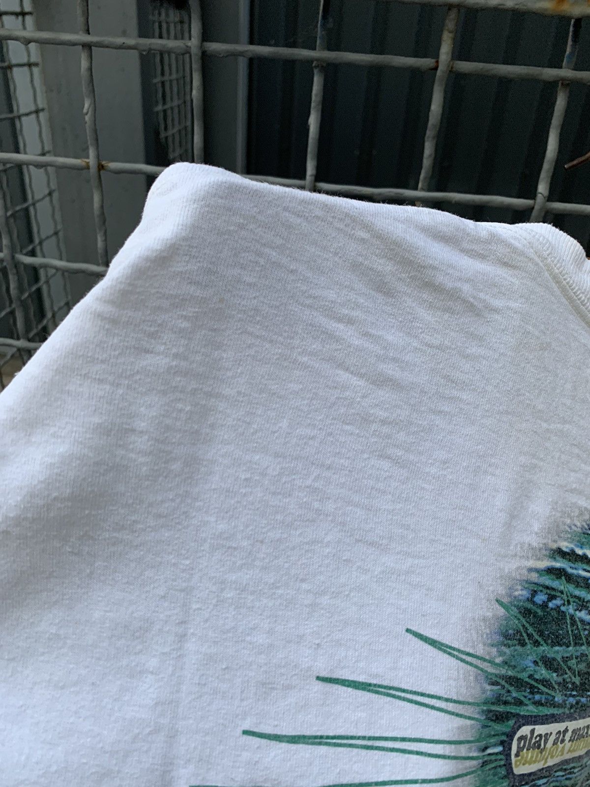 Nike × Vintage Vintage 90s Nike Thrashed Shirt Y2K Streetwear Tee Size US L / EU 52-54 / 3 - 20 Thumbnail
