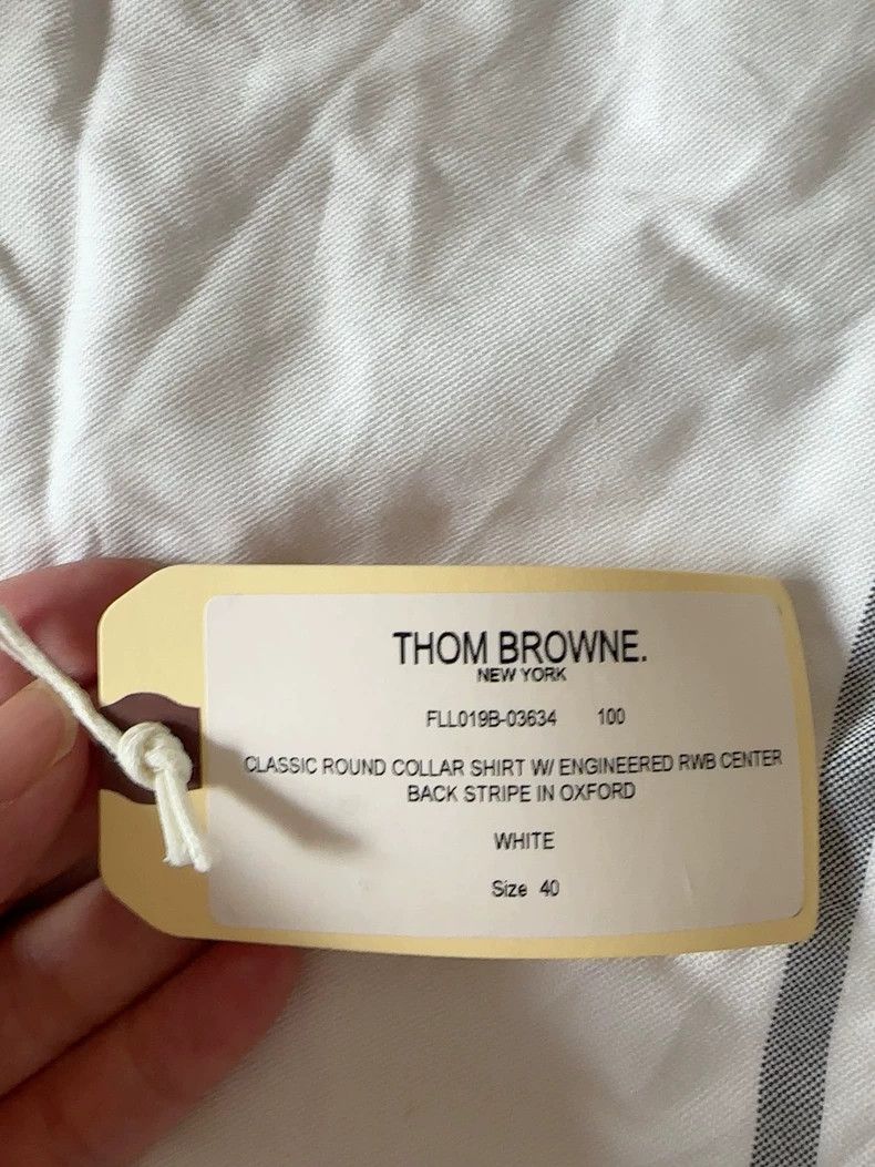 Thom Browne Thom Browne White shirt Size US XXS / EU 40 - 8 Thumbnail