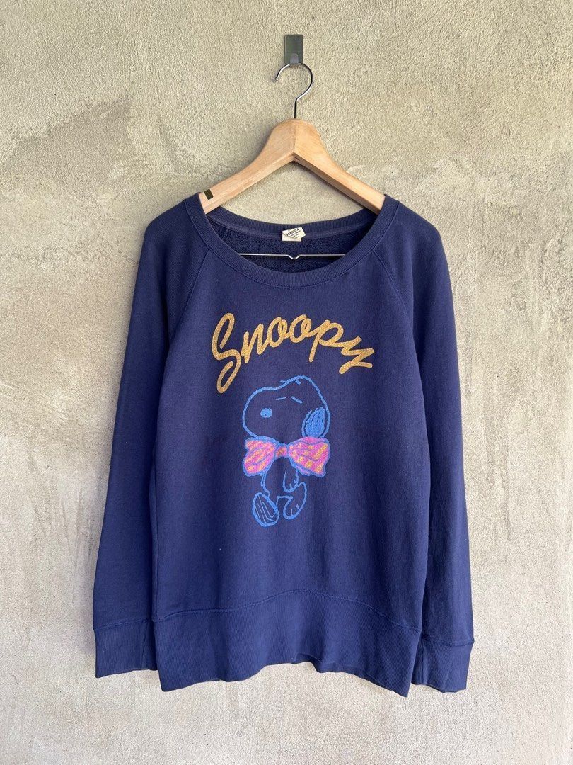 Peanuts Uniqlo X Snoopy Cartoon Women Sweatshirt Size M / US 6-8 / IT 42-44 - 2 Thumbnail