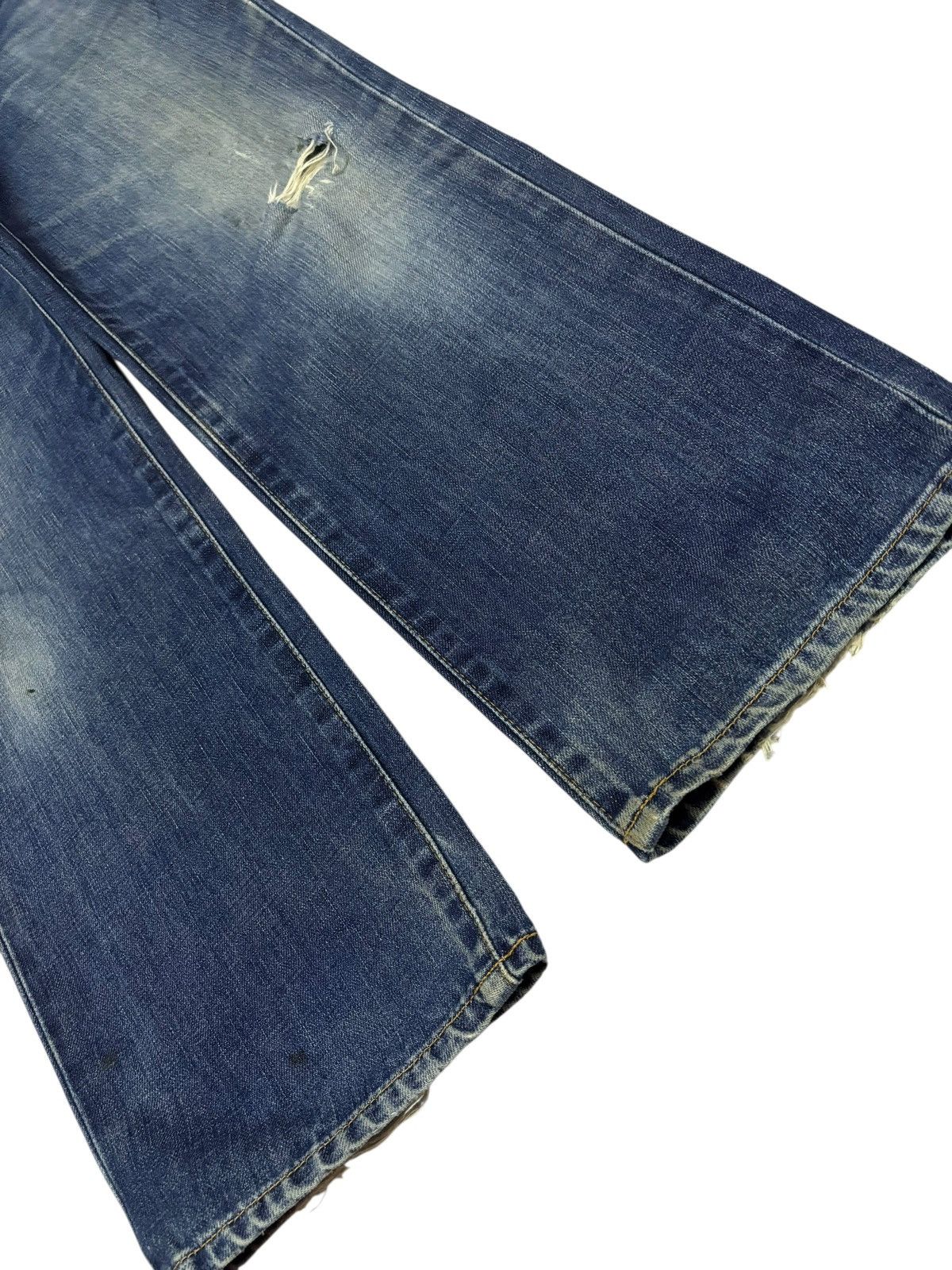 Edwin Vtg Edwin Japan 503 Distressed Jeans Size US 29 - 5 Thumbnail