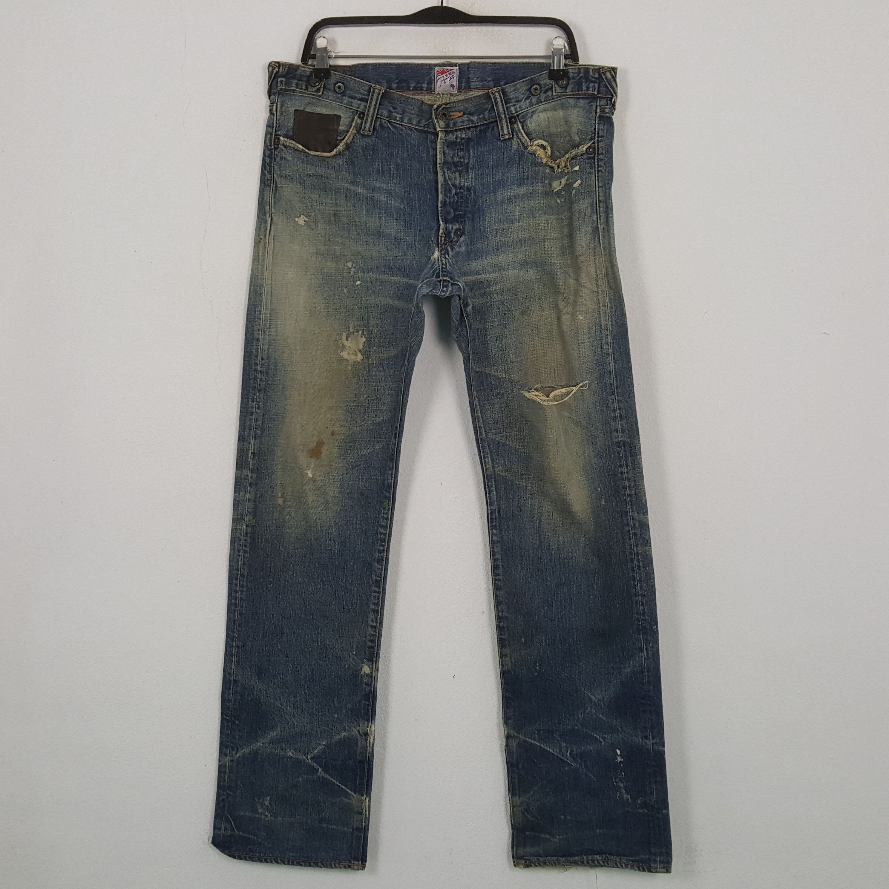 Prps Prps Fashion Streetwear Distressed Jeans RR9 Size US 35 - 1 Thumbnail