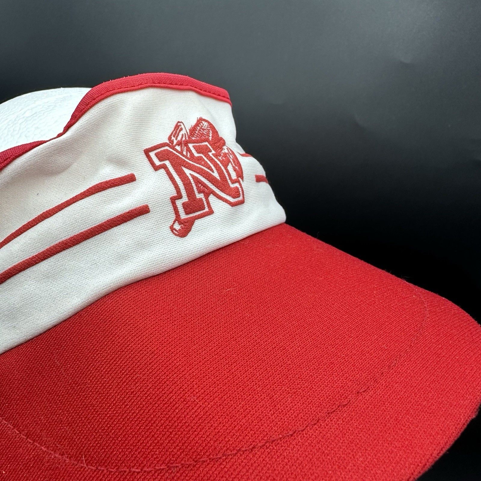 Other VTG Nebraska Cornhuskers Huskers Stretch Strap Visor OSFA Size ONE SIZE - 3 Thumbnail