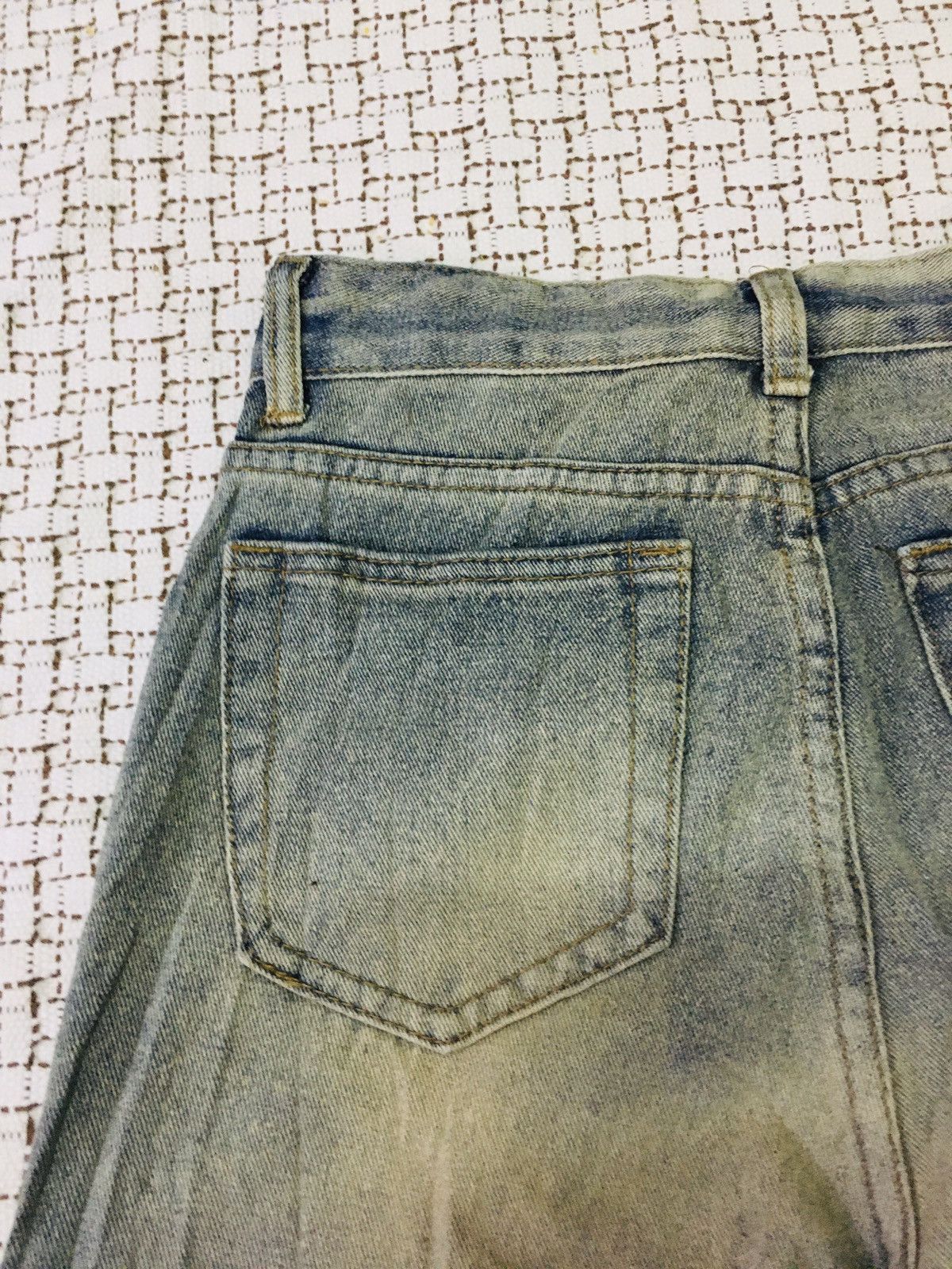 Japanese Brand Unbranded Distressed Jeans (16) Size 26" / US 2 / IT 38 - 5 Thumbnail