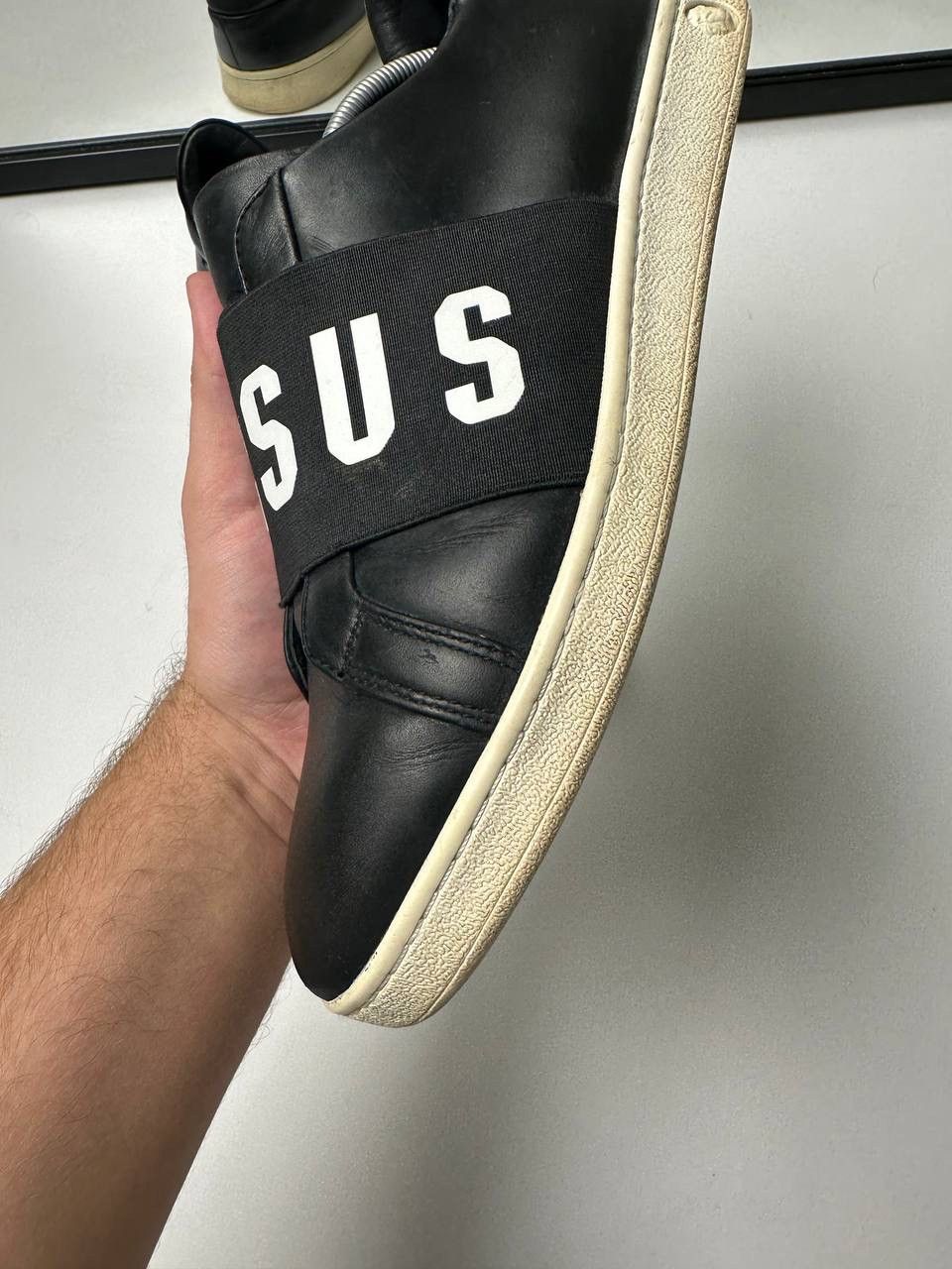 Versus Versace Versus Versace Low Top Black Leather Shoes Size US 9 / EU 42 - 11 Thumbnail
