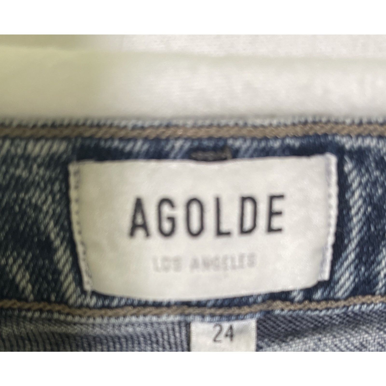 Agolde Agolde Jaime High Rise Jeans Button-Fly Organic Cotton 24 Size 27" / US 4 / IT 40 - 3 Thumbnail