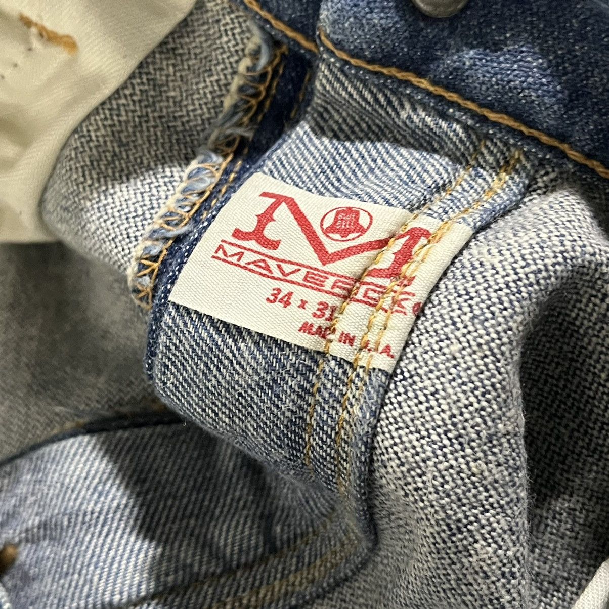 Levi's × Vintage × Wrangler Vintage 1960s Maverick Faded True Vintage Denim Jeans Rare Size US 33 - 10 Thumbnail