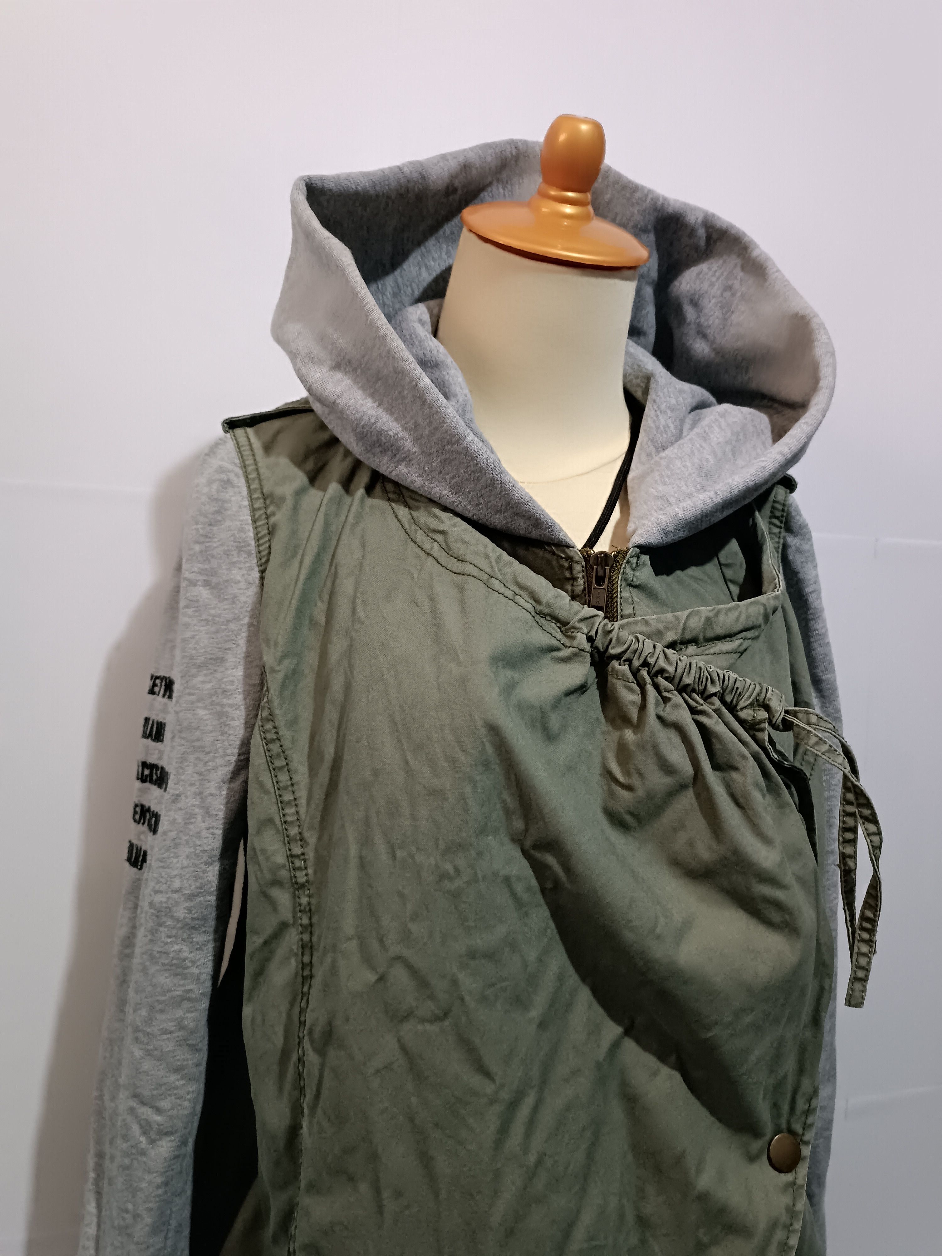 Japanese Brand × MOUSSY Moussy Sweater Hoodie Style Militery Size M / US 6-8 / IT 42-44 - 2 Thumbnail