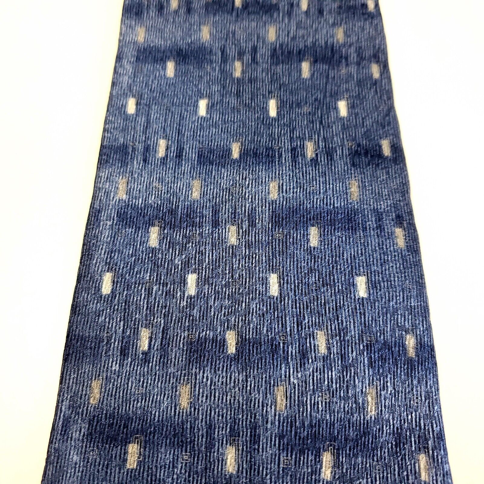 Croft & Barrow Croft & Barrow Blue Abstract Jacquard Print Wide Silk Tie Size ONE SIZE - 2 Thumbnail