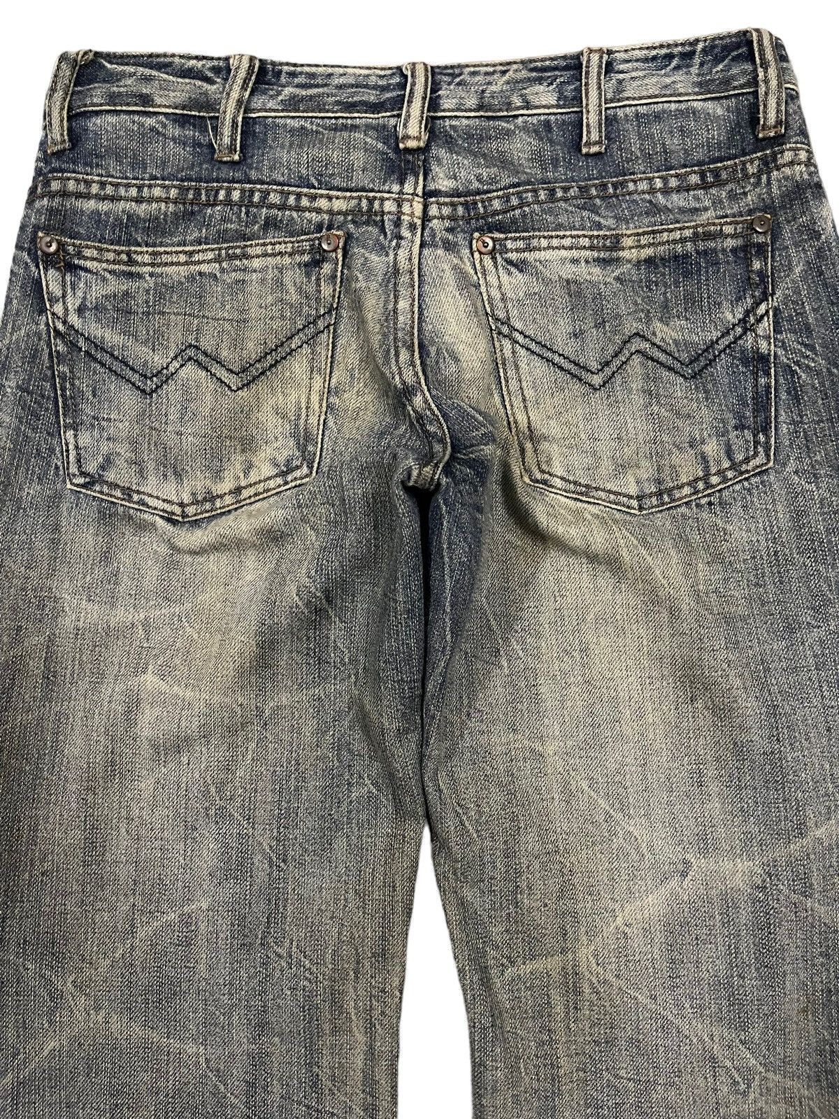 14th Addiction Vintage Japanese Brand Mud Wash Style Loose Jeans Size US 30 / EU 46 - 4 Thumbnail