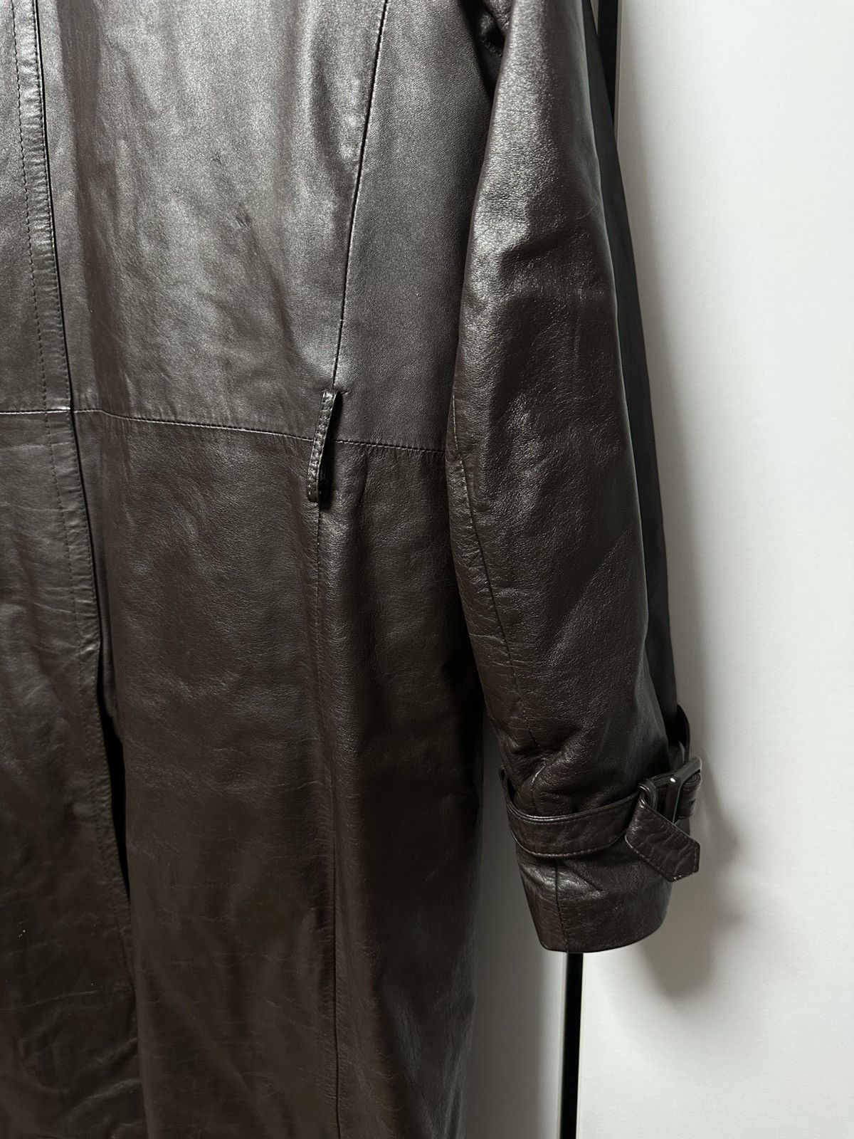 Leather Veillon Vintage Archive Leather Jacket Rare AvanGard Size US L / EU 52-54 / 3 - 7 Thumbnail