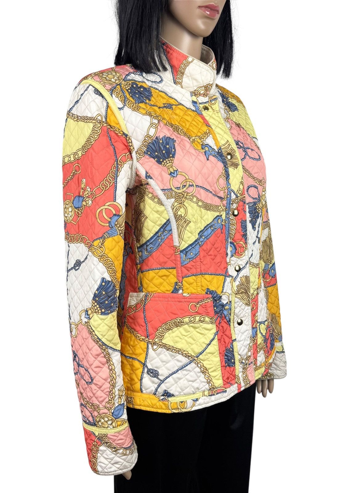 Other J.N.C. Italy Quilted Printed Jacket Reversible size S Size S / US 4 / IT 40 - 6 Thumbnail
