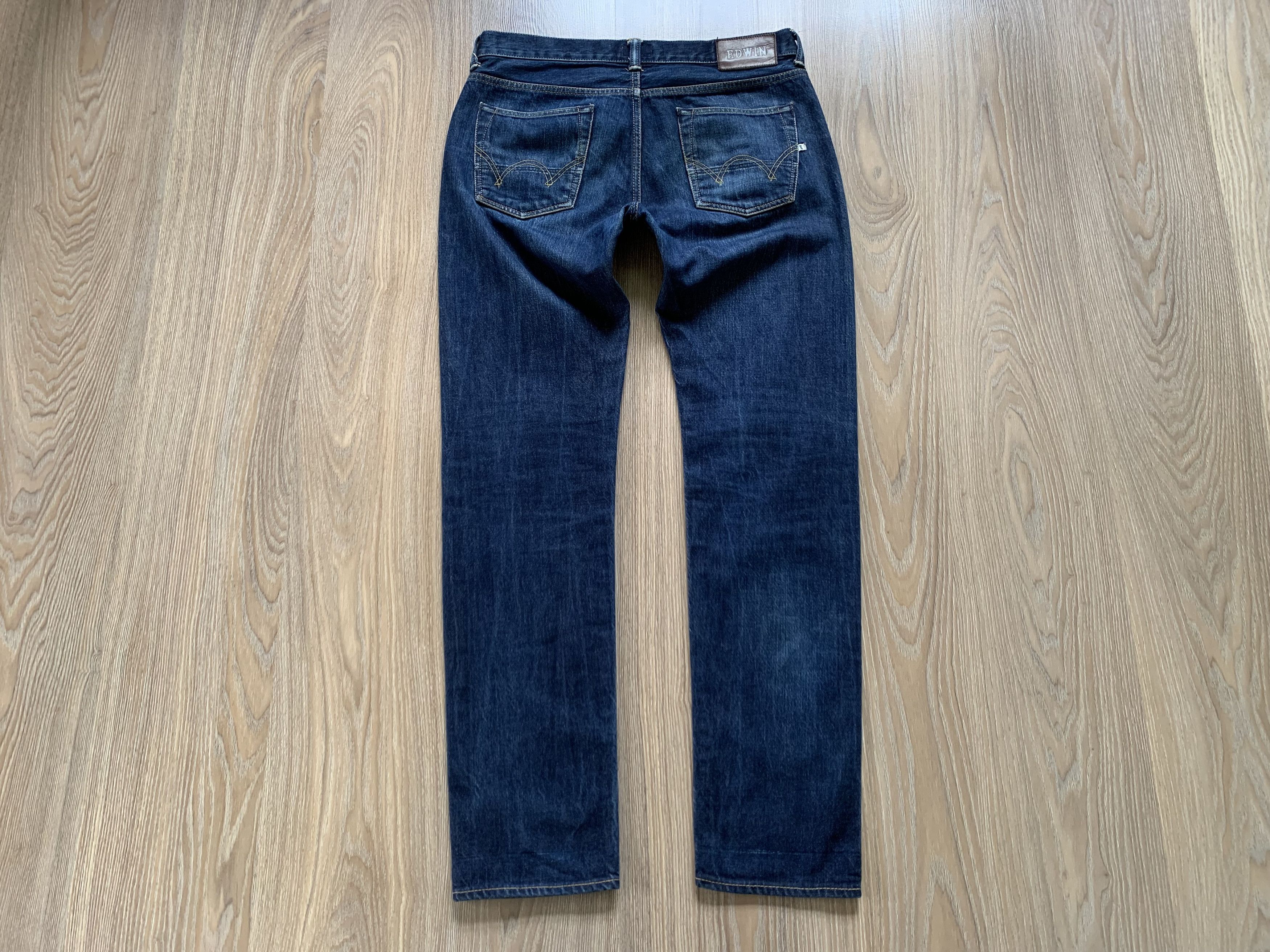 Edwin Vintage Edwin ED-80 Rainbow Selvedge Denim Slim Jeans Size US 30 / EU 46 - 3 Thumbnail