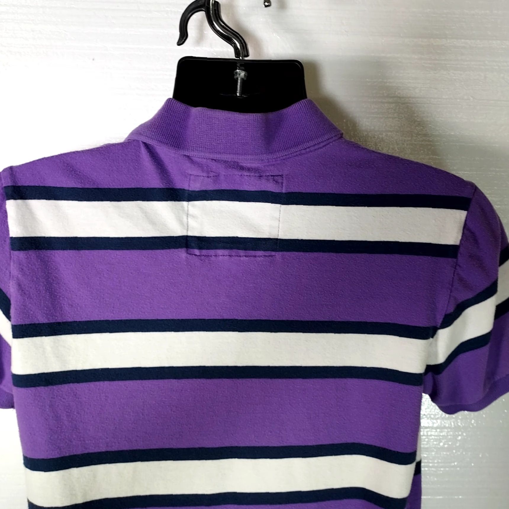 Aeropostale Aeropostale 1987 Shirt Polo California Surf Muscle Mens Medium Purple White Short Sleeve Polo Shirt Size US M / EU 48-50 / 2 - 6 Thumbnail