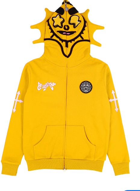 image of Glo Gang Zip Ip in Yellow, Men's (Size Small)