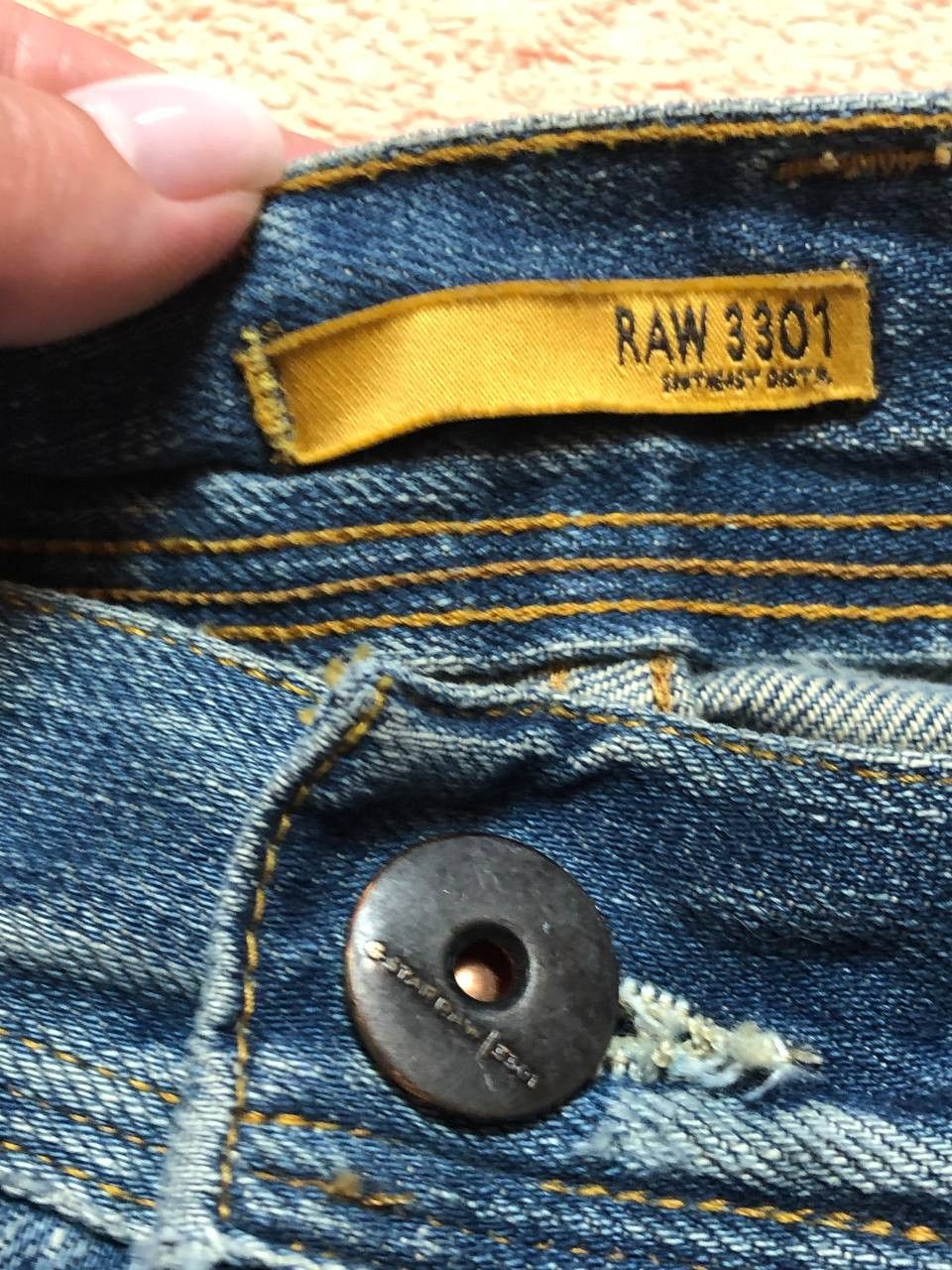 G-Star Vintage G-Star Raw 3301 Y2K Logo Streetwear Denim Jeans Size US 30 / EU 46 - 3 Thumbnail