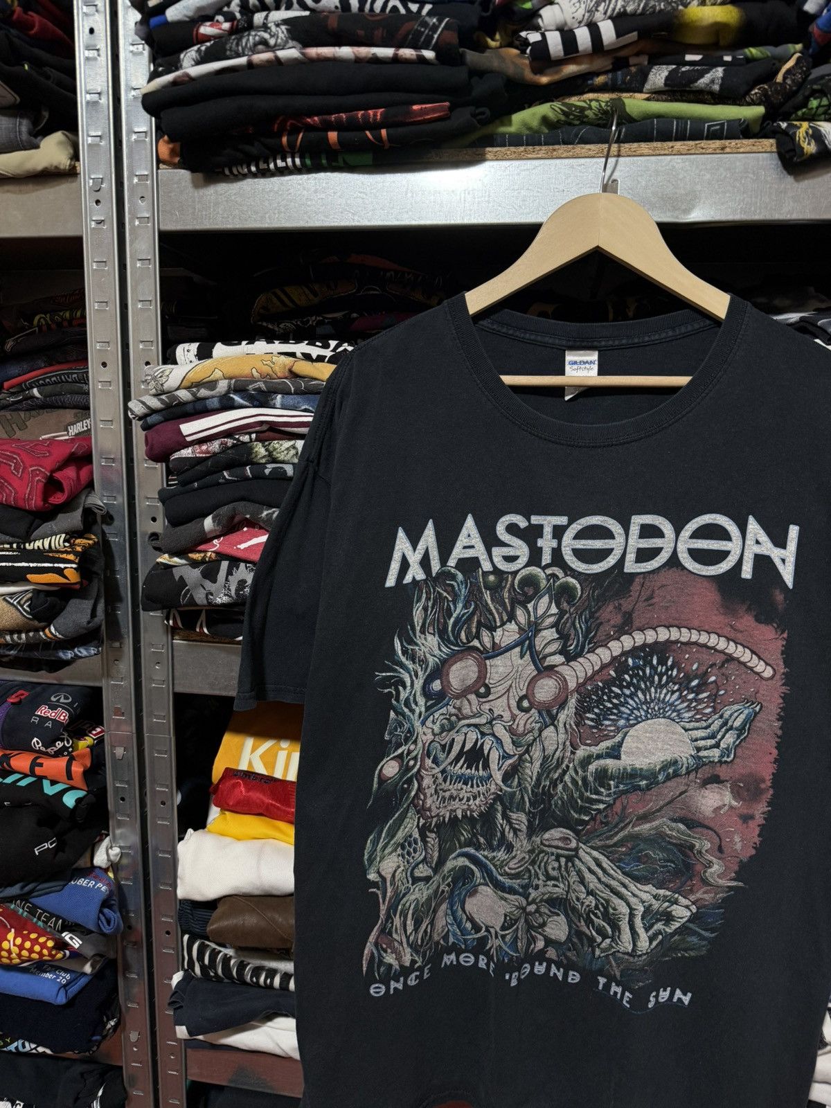 Band Tees Vintage Mastodon 2014 One More Round The Sun Tour T-Shirt Size US XXL / EU 58 / 5 - 3 Thumbnail