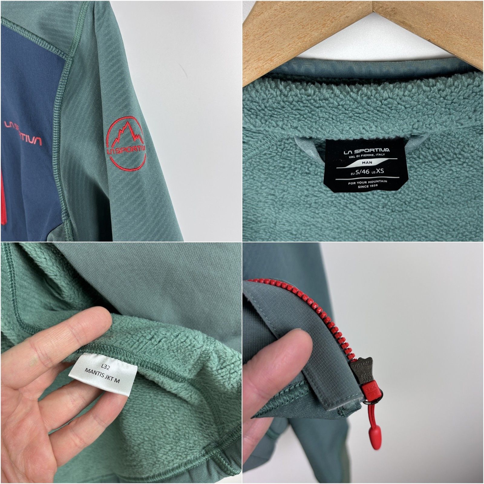 La Sportiva La Sportiva Mantis Softshell Jacket Hiking Outddor Green XS Size US XS / EU 42 / 0 - 10 Thumbnail