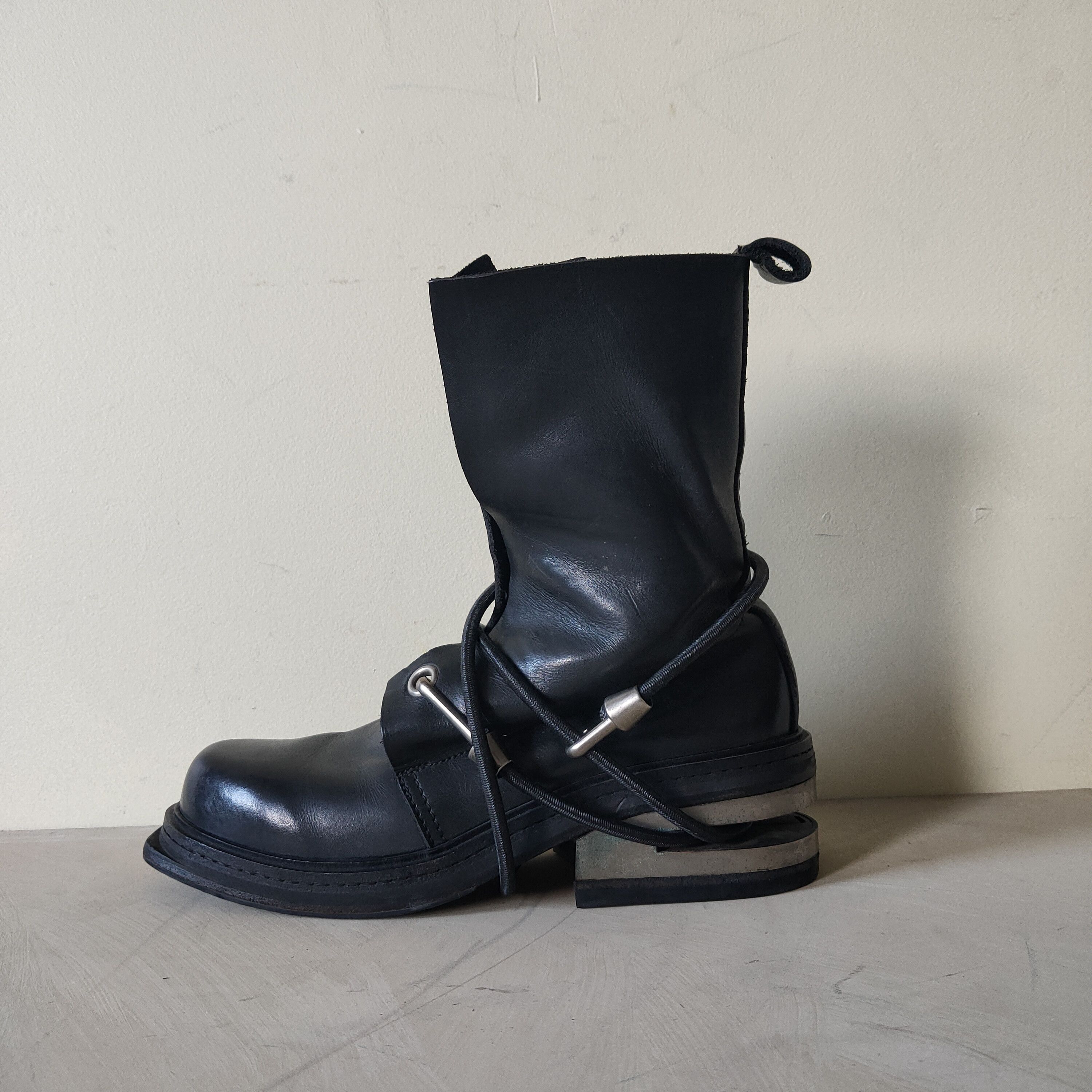 Dirk Bikkembergs Dirk Bikkembergs Metal Heel Bungee Boot Size US 9 / EU 42 - 10 Thumbnail