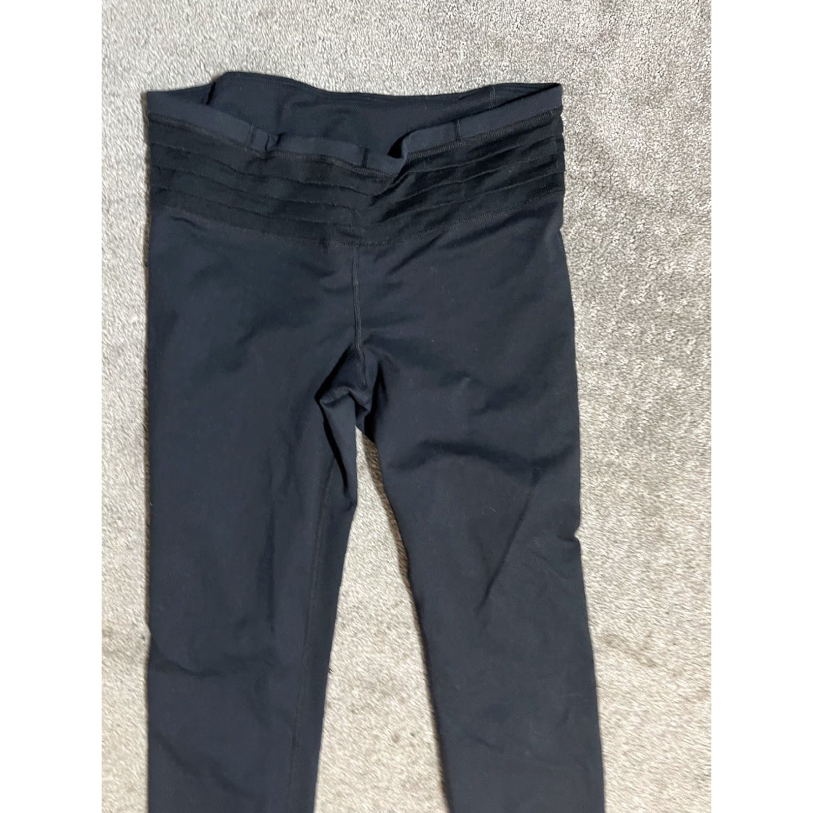 Under Armour Under Armour Leggings Womens M Black Solid Activewear Pants Size 32" / US 10 / IT 46 - 2 Thumbnail