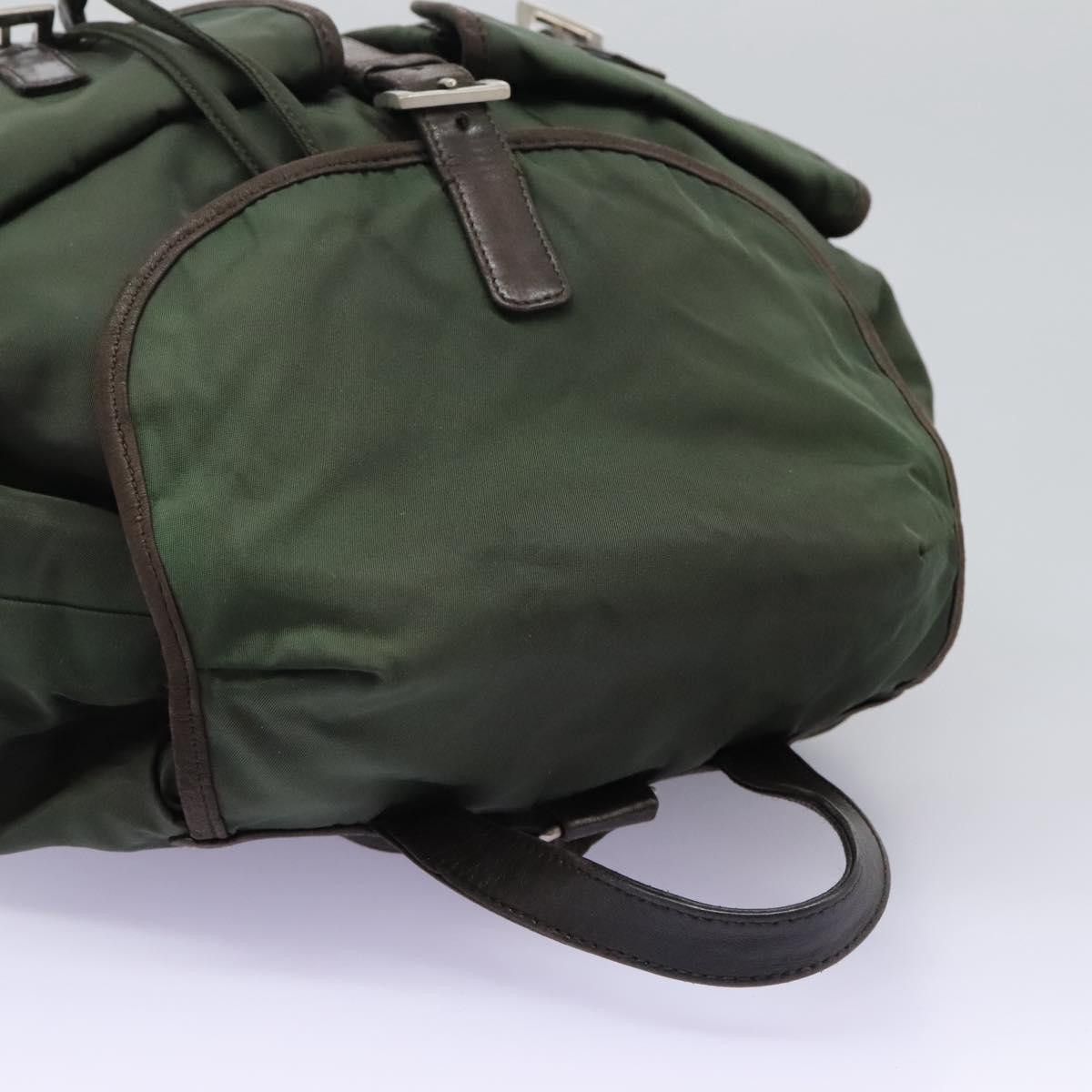 Prada PRADA Backpack Nylon Khaki Size ONE SIZE - 6 Thumbnail