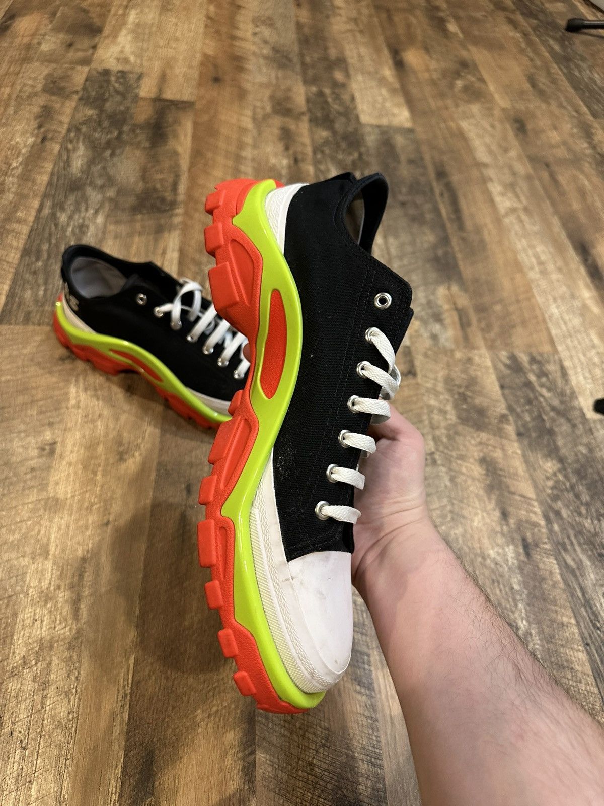 Adidas × Raf Simons Raf Simons x Adidas Detroit Runner Black Silver Slime Size US 12 / EU 45 - 13 Thumbnail