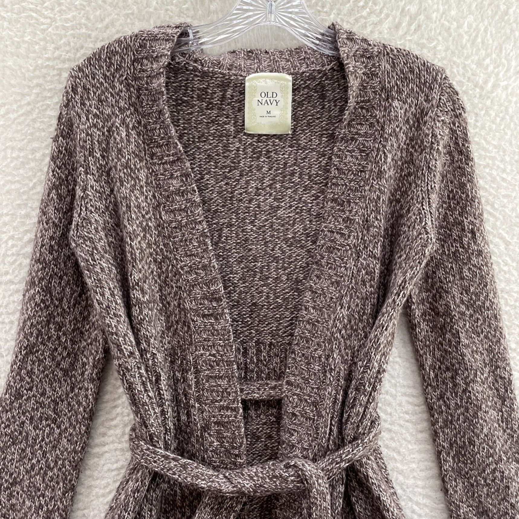 Old Navy VINTAGE Old Navy Cardigan Sweater Medium Pink Lambs Wool Angora Grunge Boho Fairy Y2K Womens Size M / US 6-8 / IT 42-44 - 3 Thumbnail
