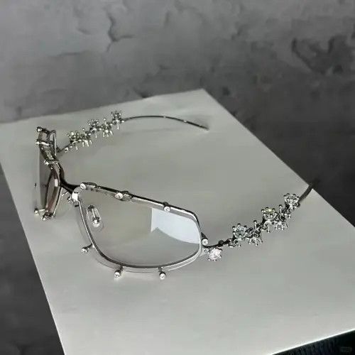 Electric Visual Chiyuri x Ruuko Oversized Cat Eye Glasses Size ONE SIZE - 8 Thumbnail