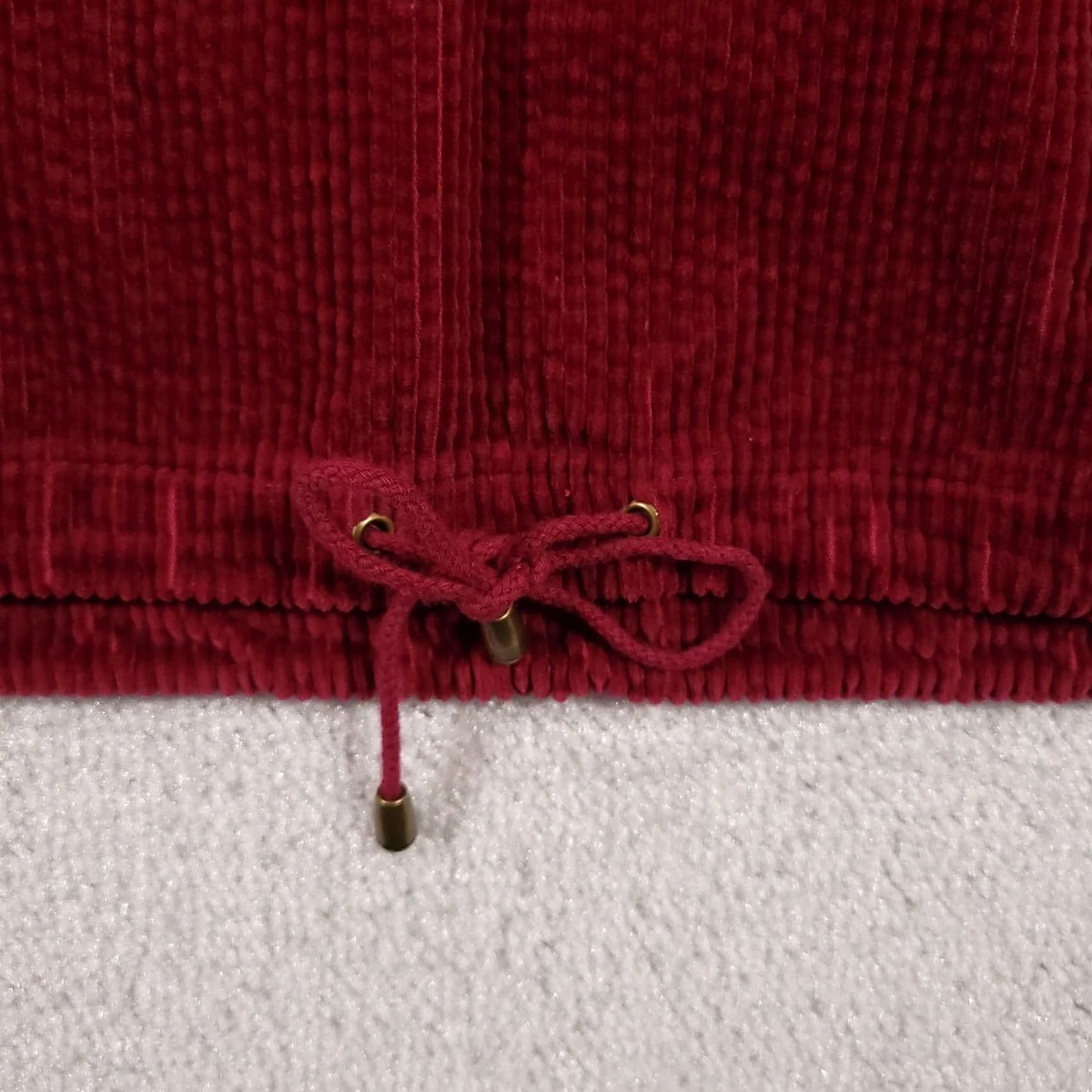 Vintage VINTAGE Christopher & Banks Corduroy Jacket SweatER Women M Christmas Red Embroidered Basic Jacket 90s Womens Size M / US 6-8 / IT 42-44 - 5 Thumbnail